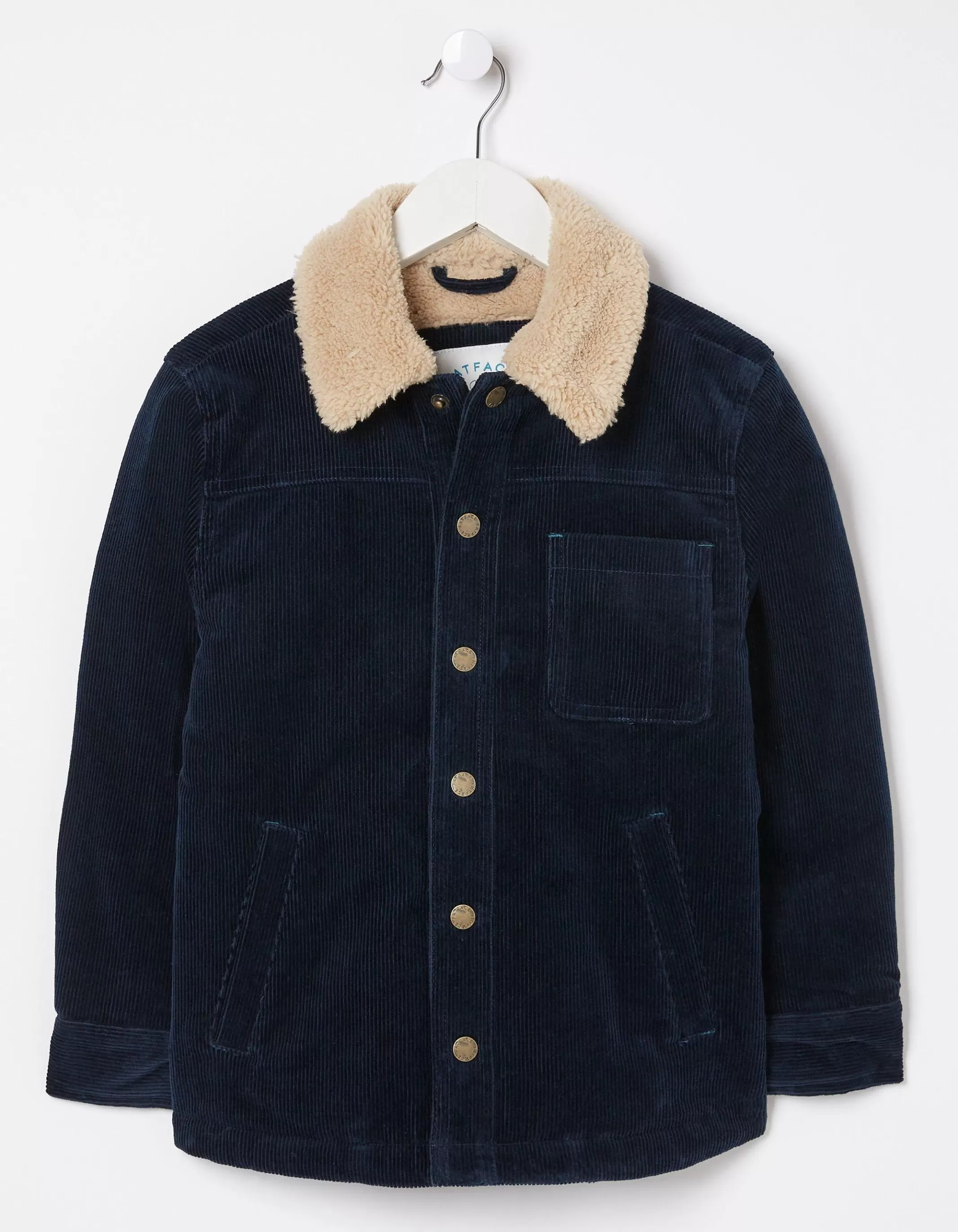 Best Sale FatFace Cord Shacket Navy