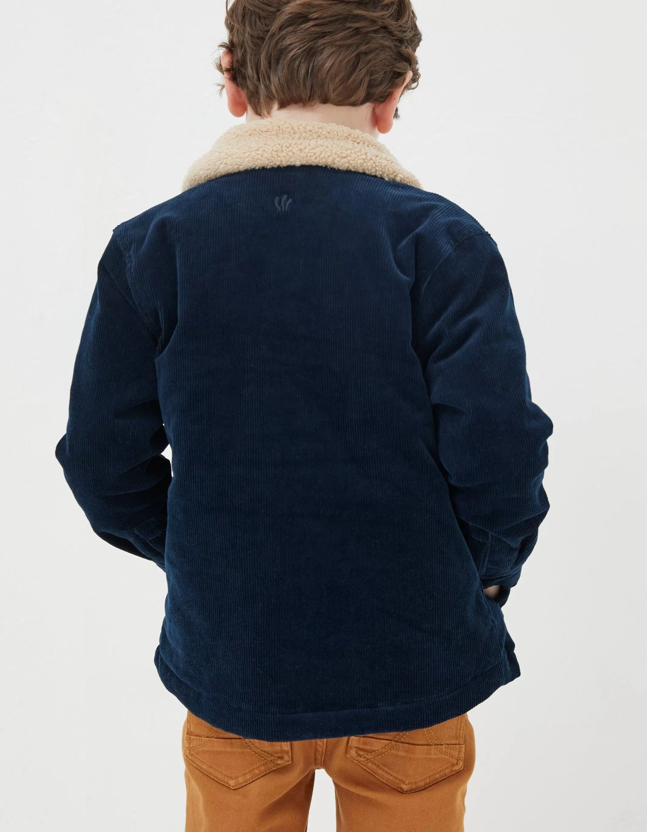 Best Sale FatFace Cord Shacket Navy