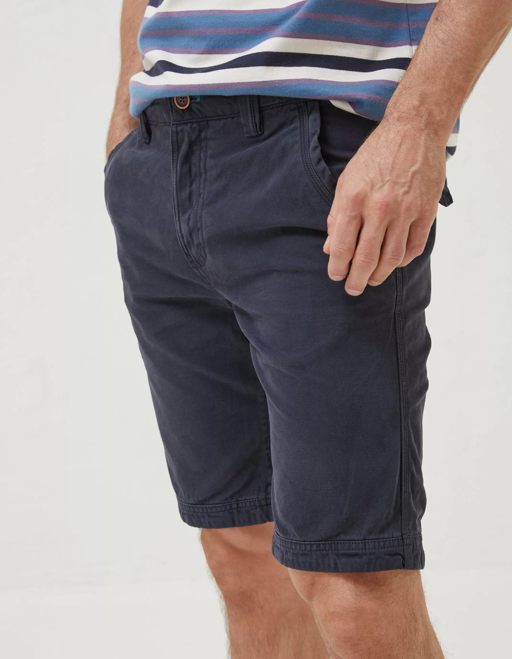 Best FatFace Cove Flat Front Shorts Navy