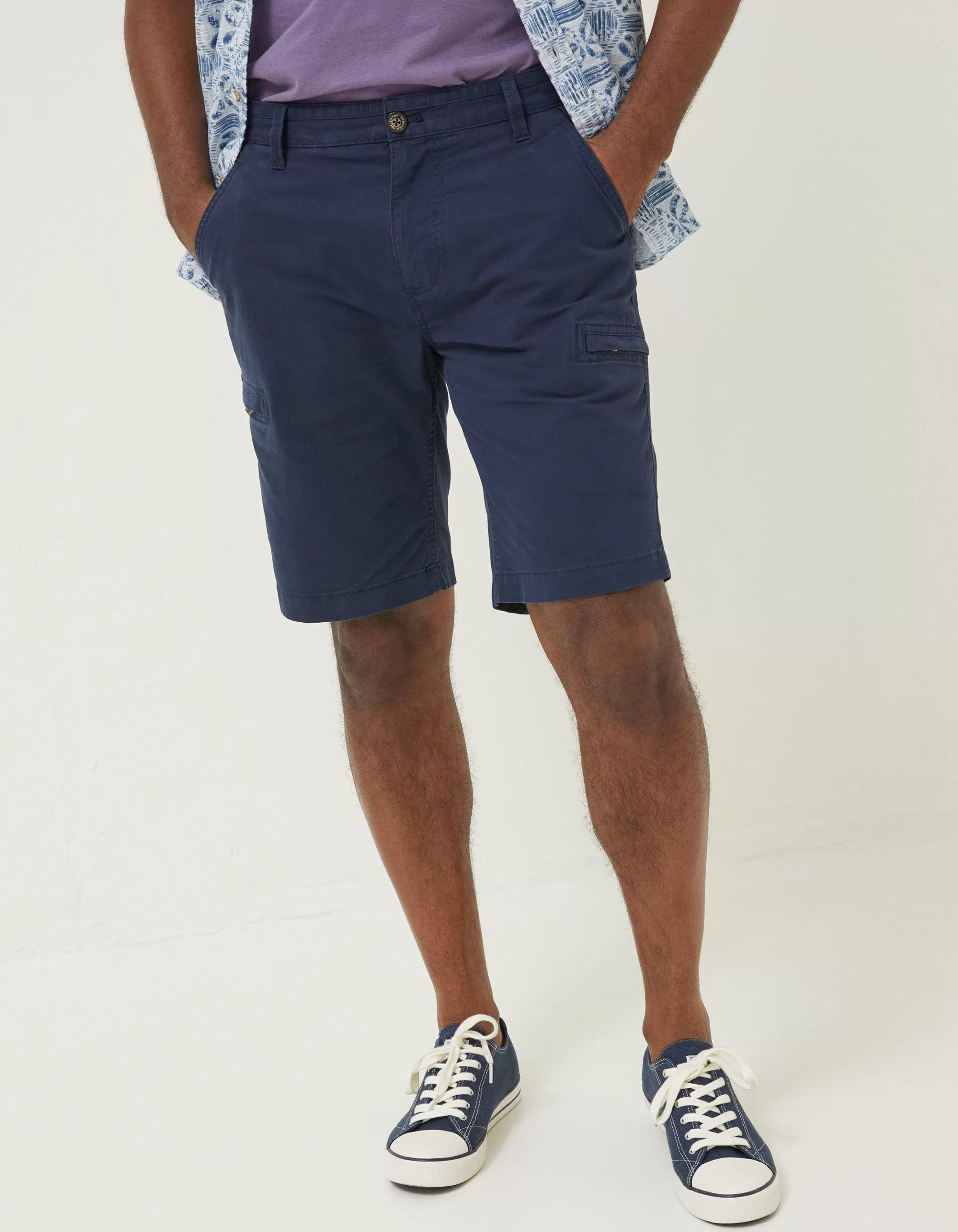 Best Sale FatFace Cowes Utility Shorts Navy