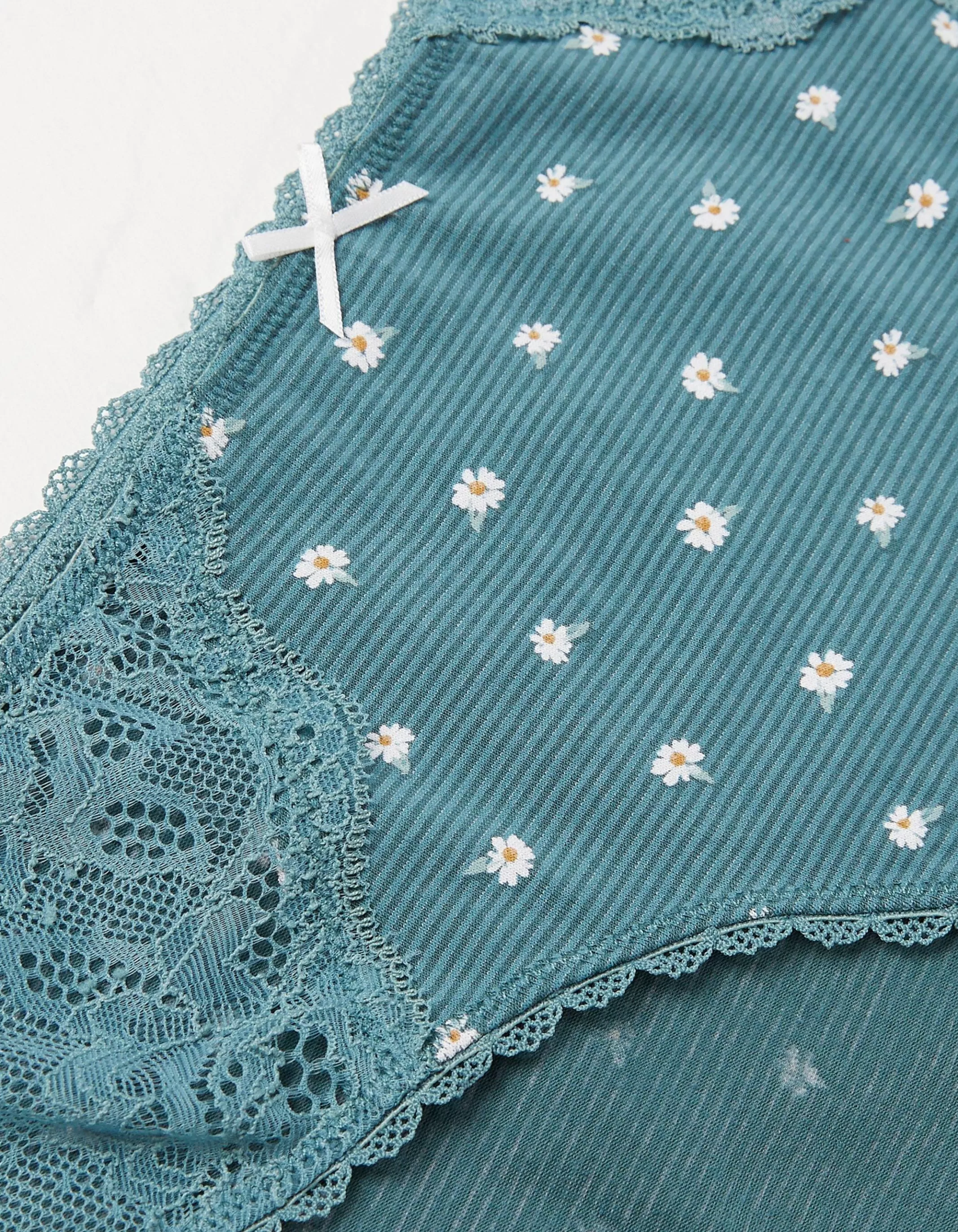 Best Sale FatFace Daisy Mini Knickers Teal Green