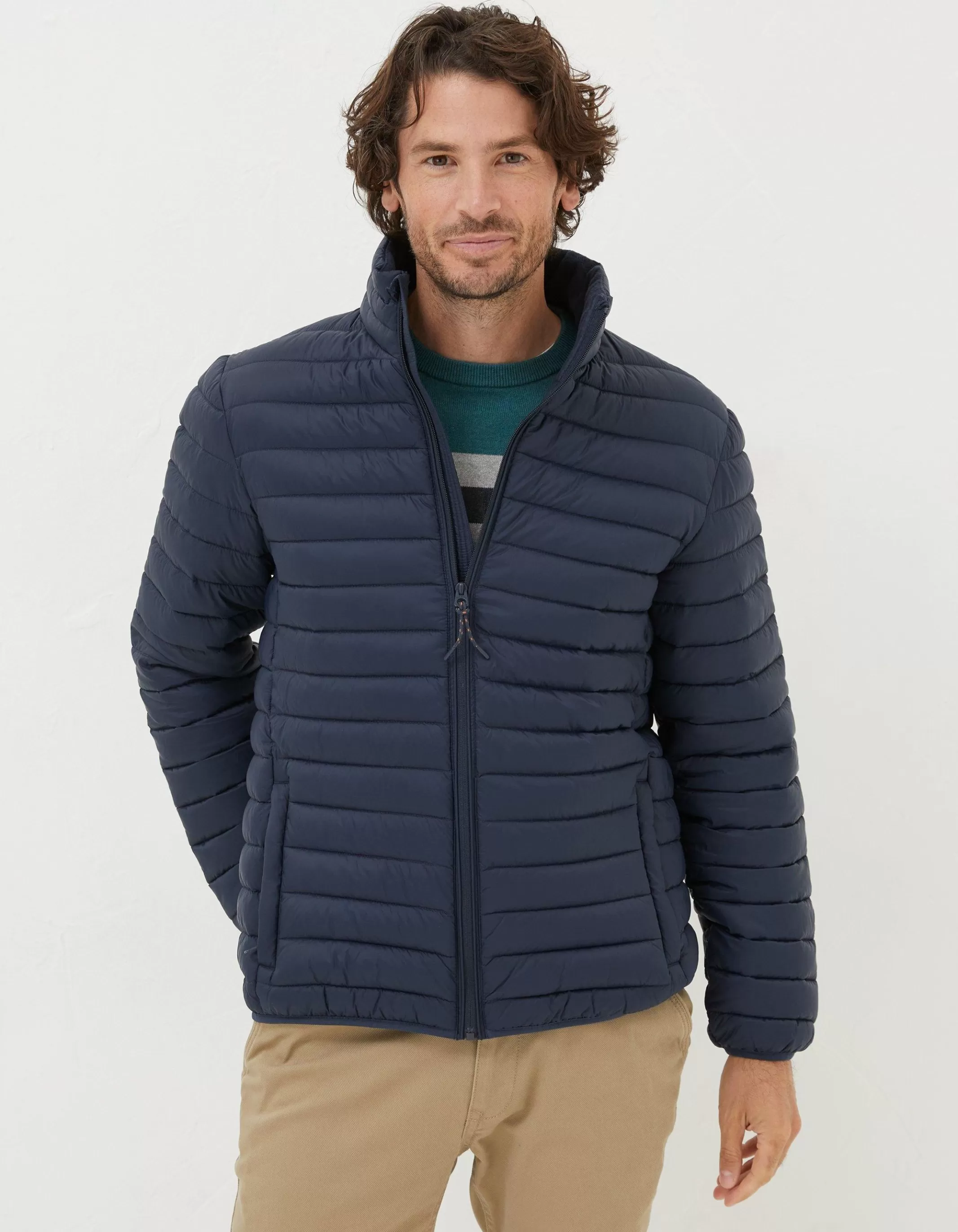 New FatFace Dartmouth Puffer Jacket Navy