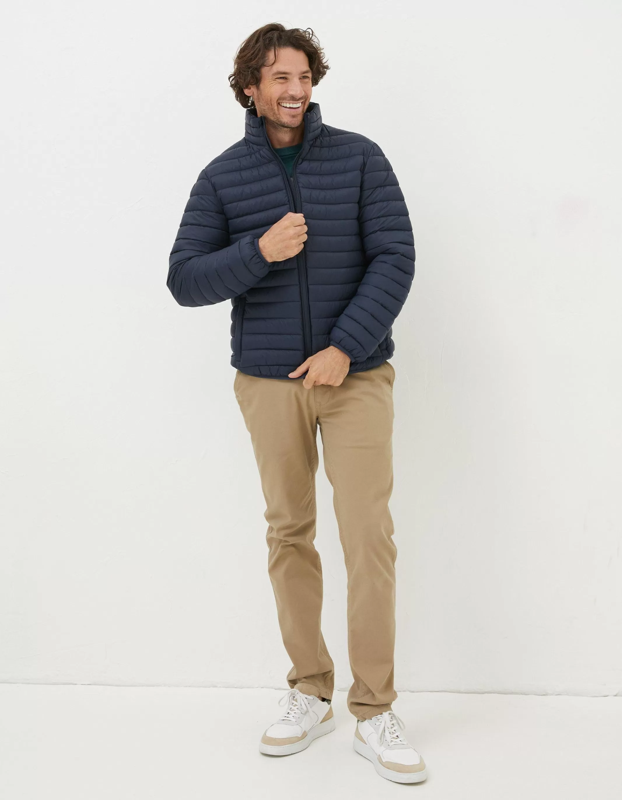 New FatFace Dartmouth Puffer Jacket Navy