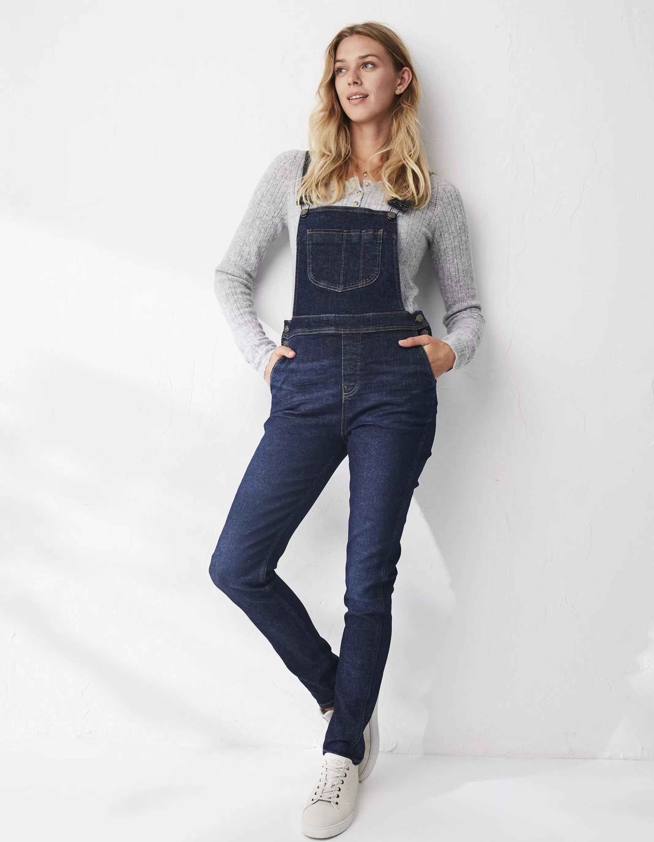 Shop FatFace Deal Dungarees Rinse Wash