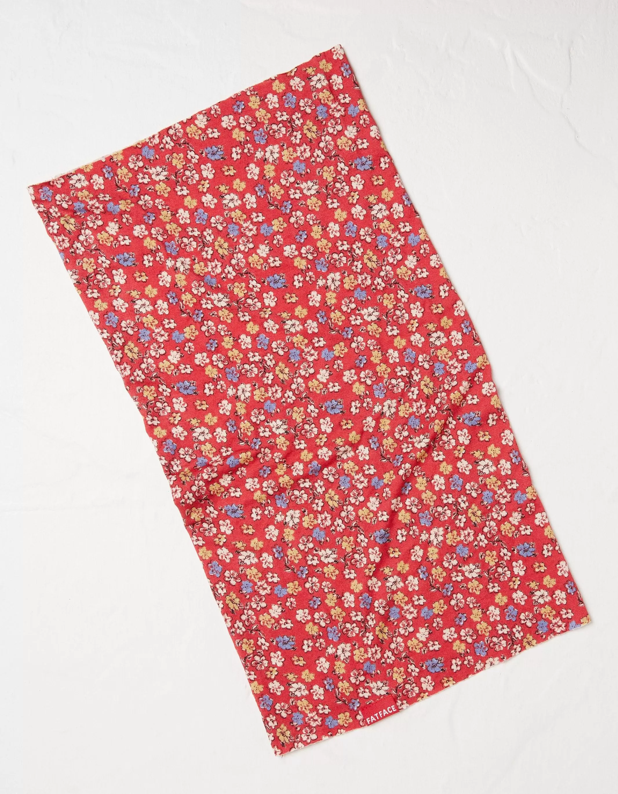 Online FatFace Ditsy Floral Snood Bright Red