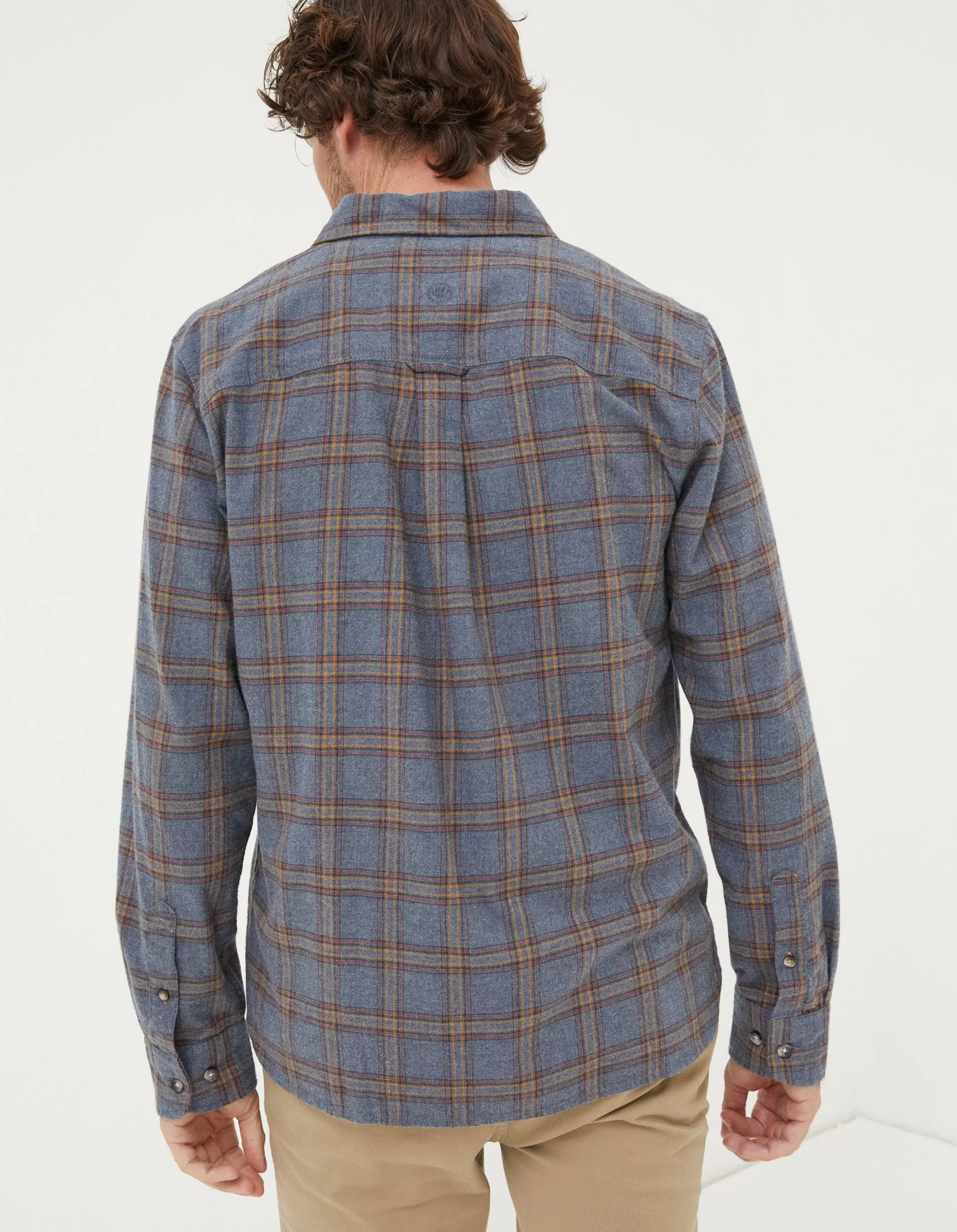 Cheap FatFace Earley Check Shirt Grey