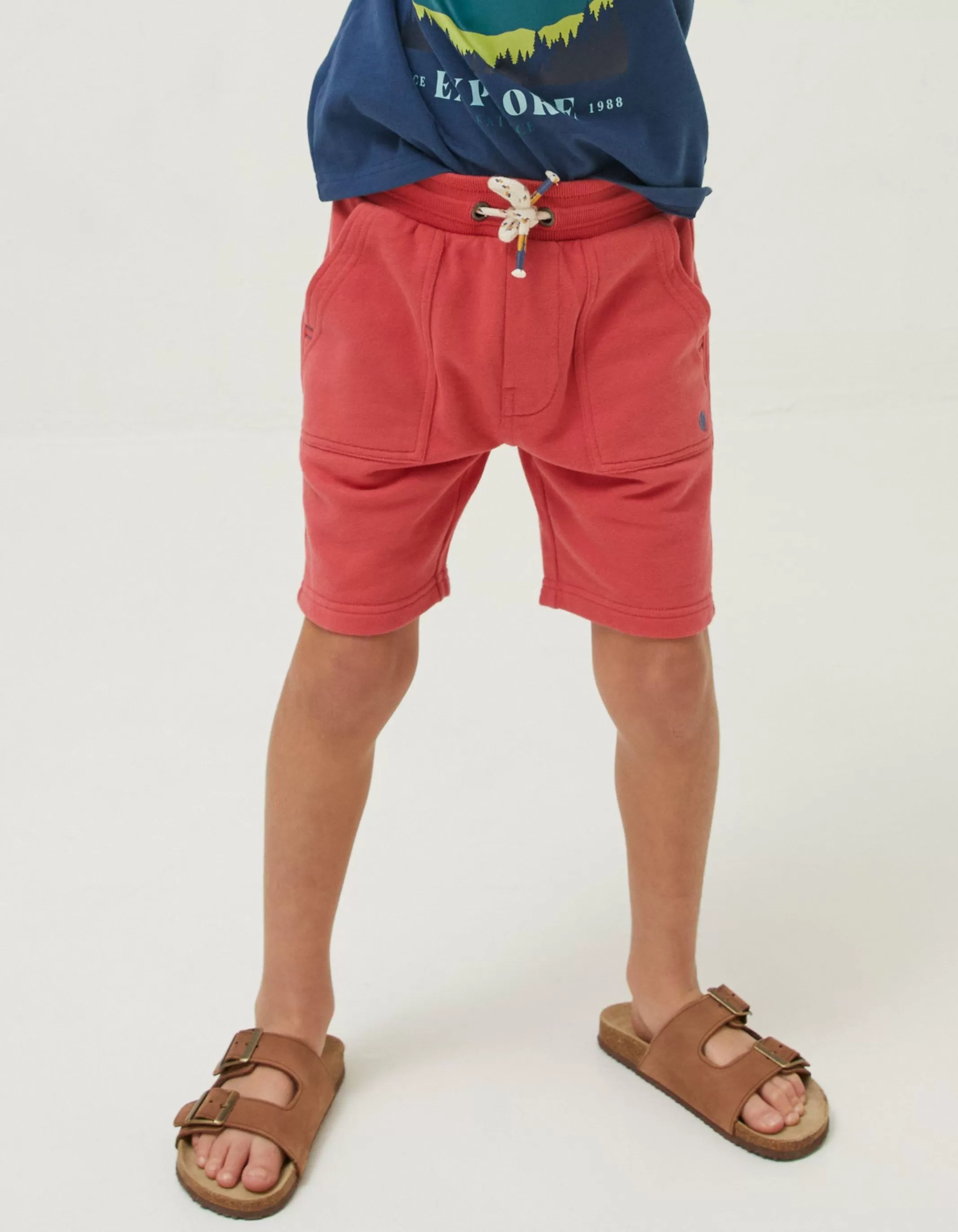 Flash Sale FatFace Eddie Sweat Shorts Red