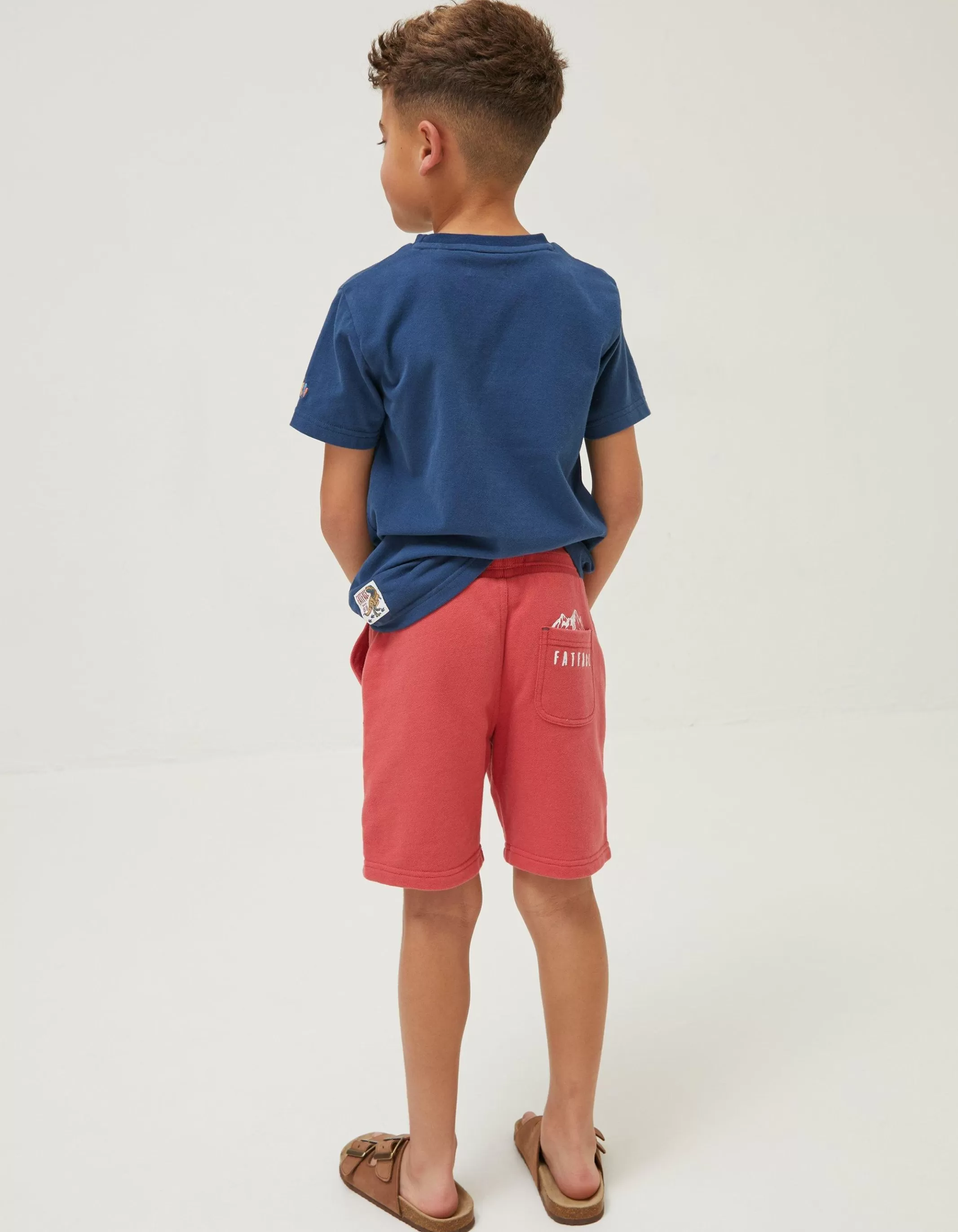 Flash Sale FatFace Eddie Sweat Shorts Red