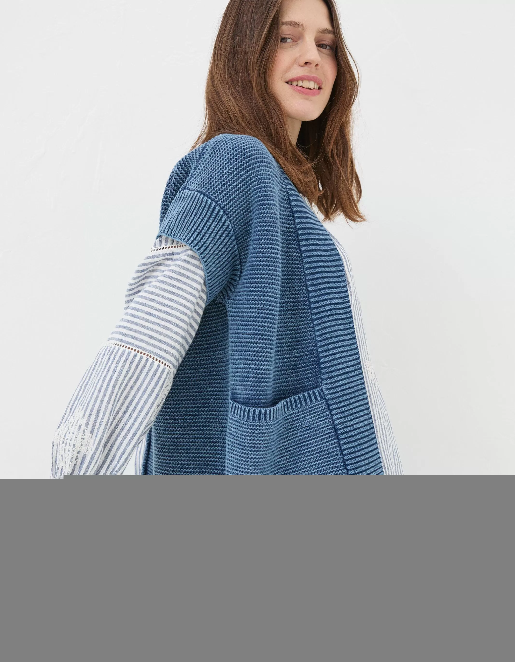 Flash Sale FatFace Eden Kimono Blue