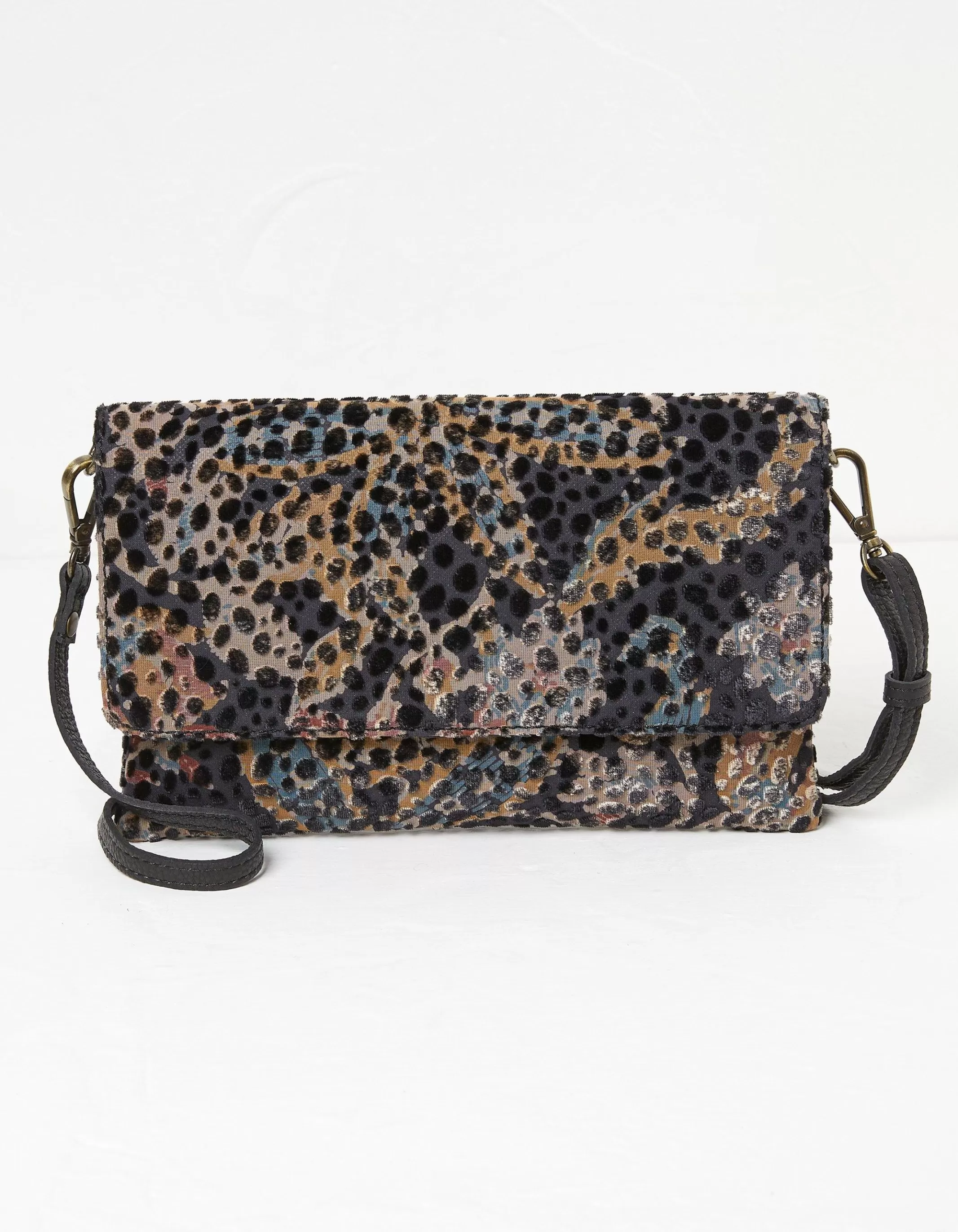 Sale FatFace Elena Wristlet Crossbody Bag Black