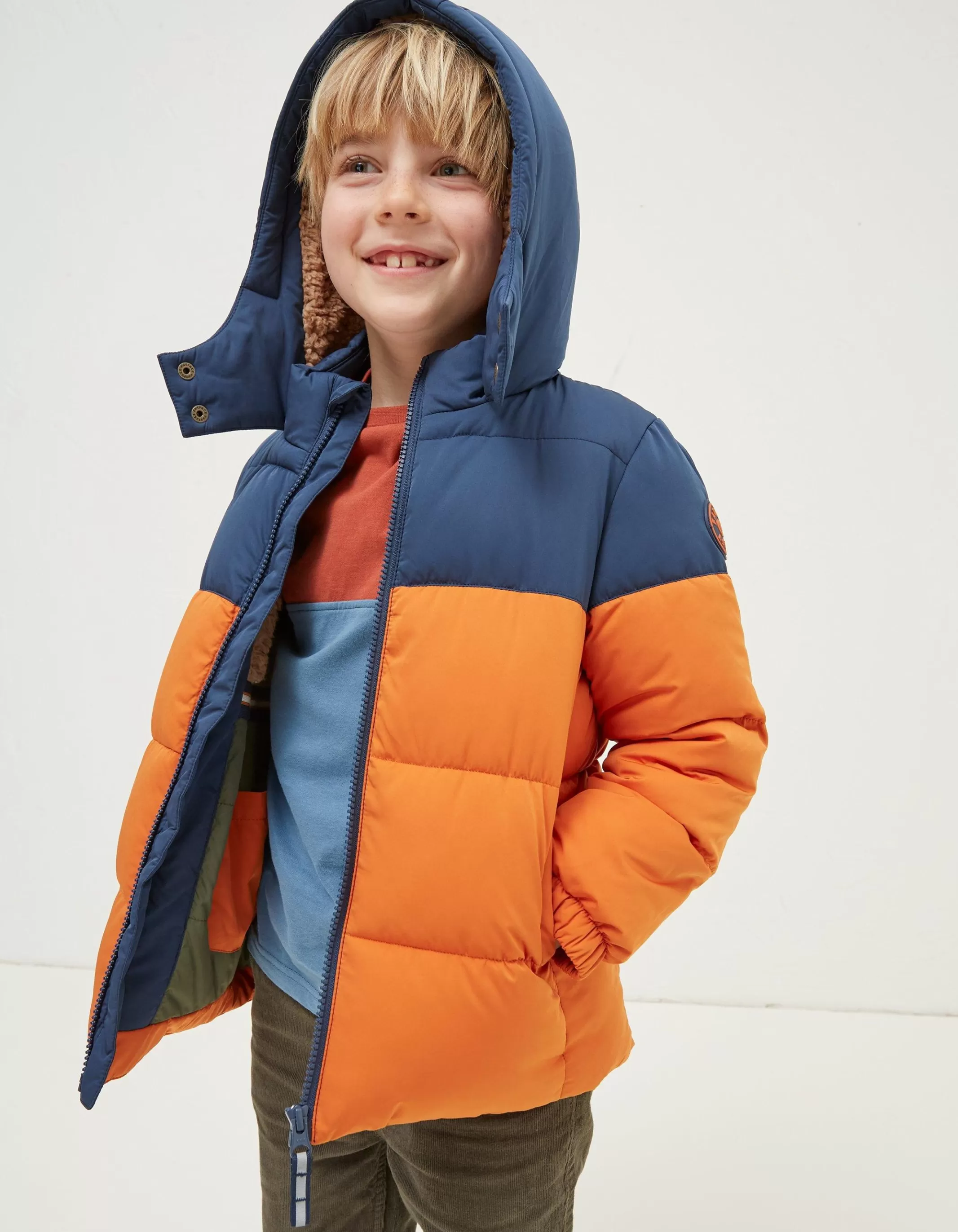 Store FatFace Ellis Padded Jacket Orange