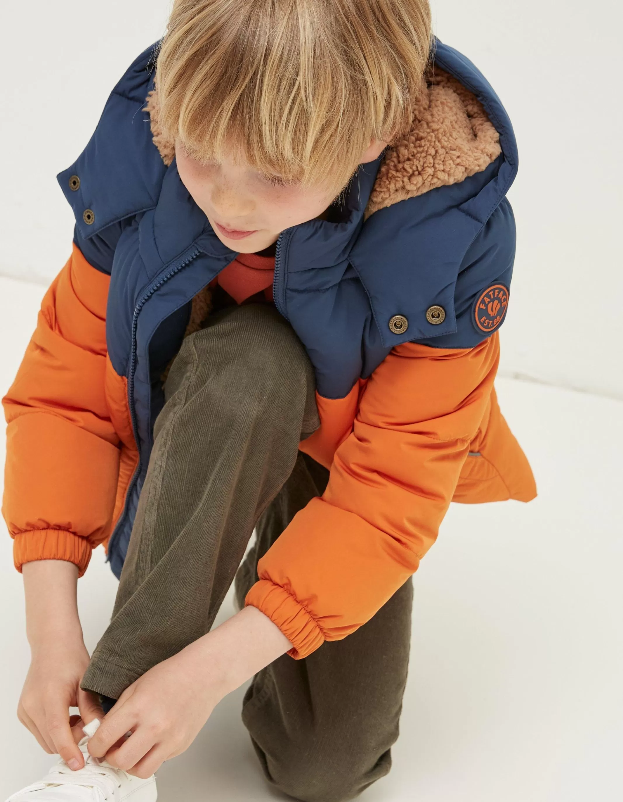 Store FatFace Ellis Padded Jacket Orange
