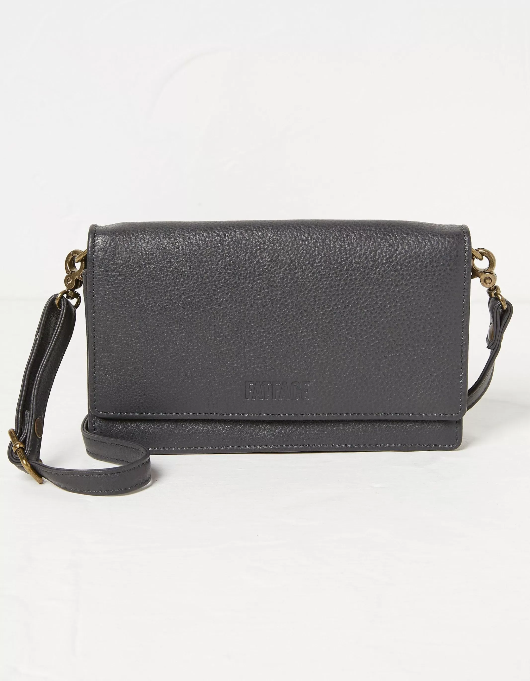 Clearance FatFace Elodie Mini Phone Bag Charcoal Grey