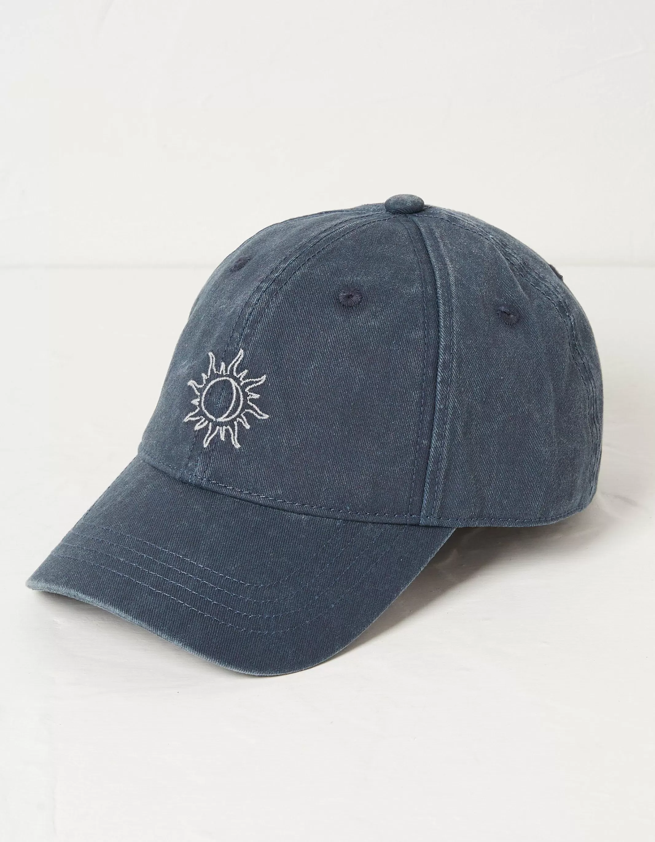 Clearance FatFace Embroidered Sun Cap Chambray Blue