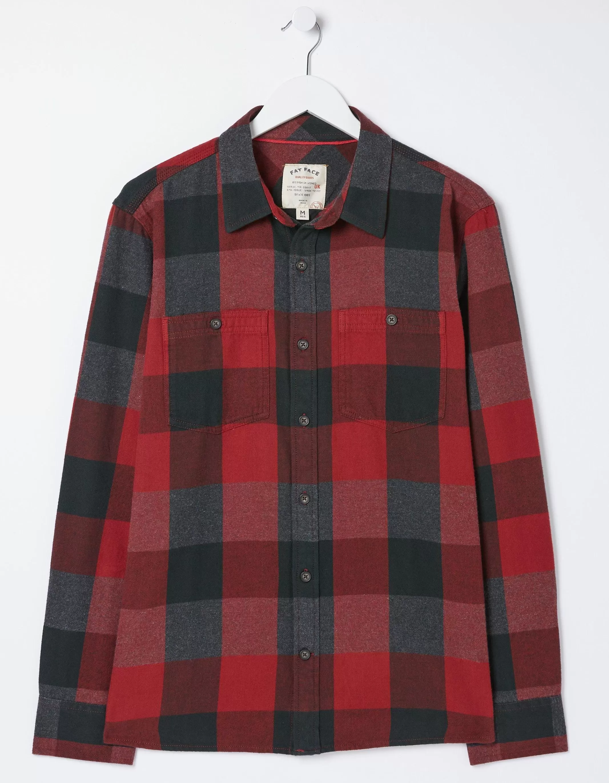 Store FatFace Ferndale Check Shirt Dark Red