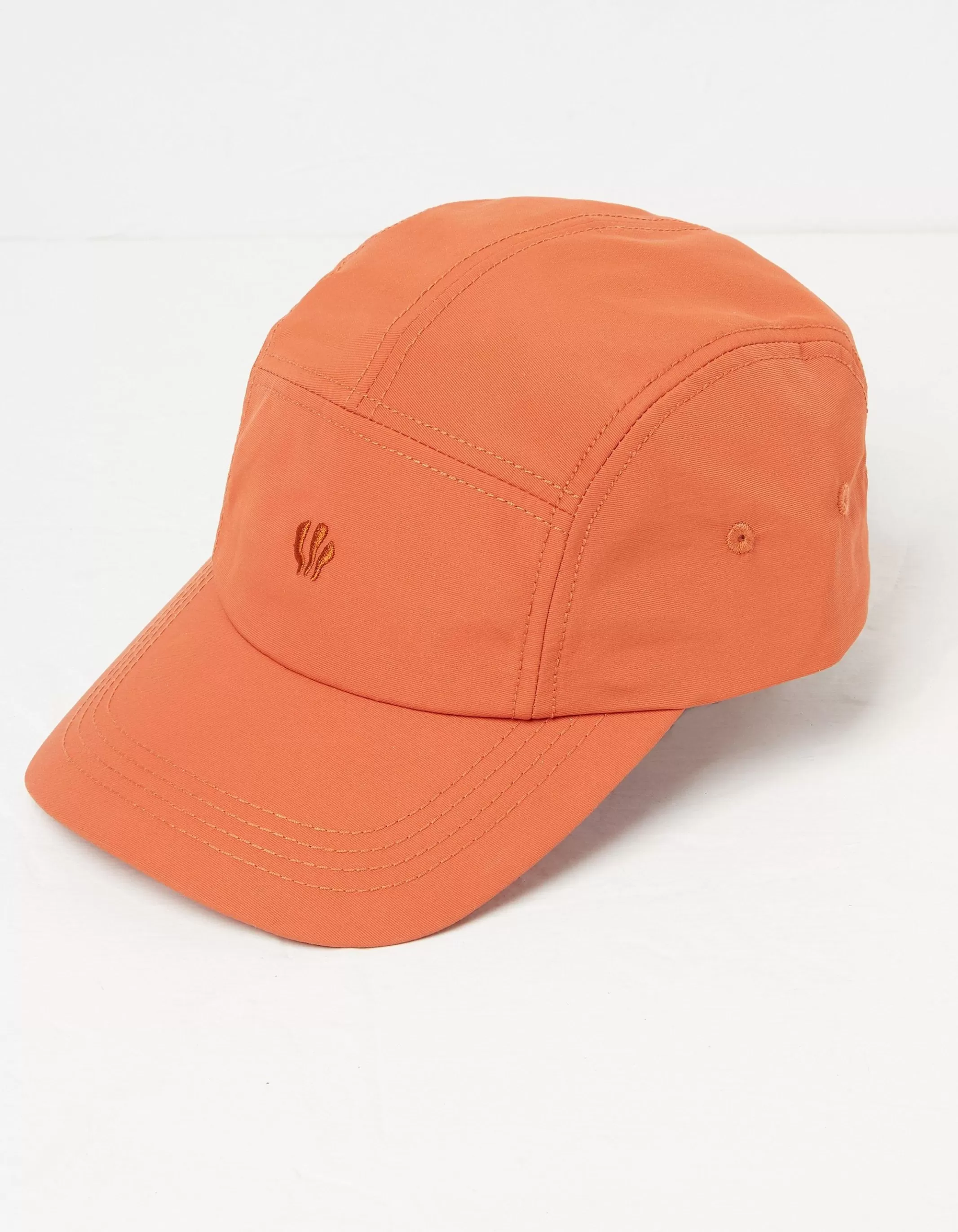 Hot FatFace Five Panel Cap Orange