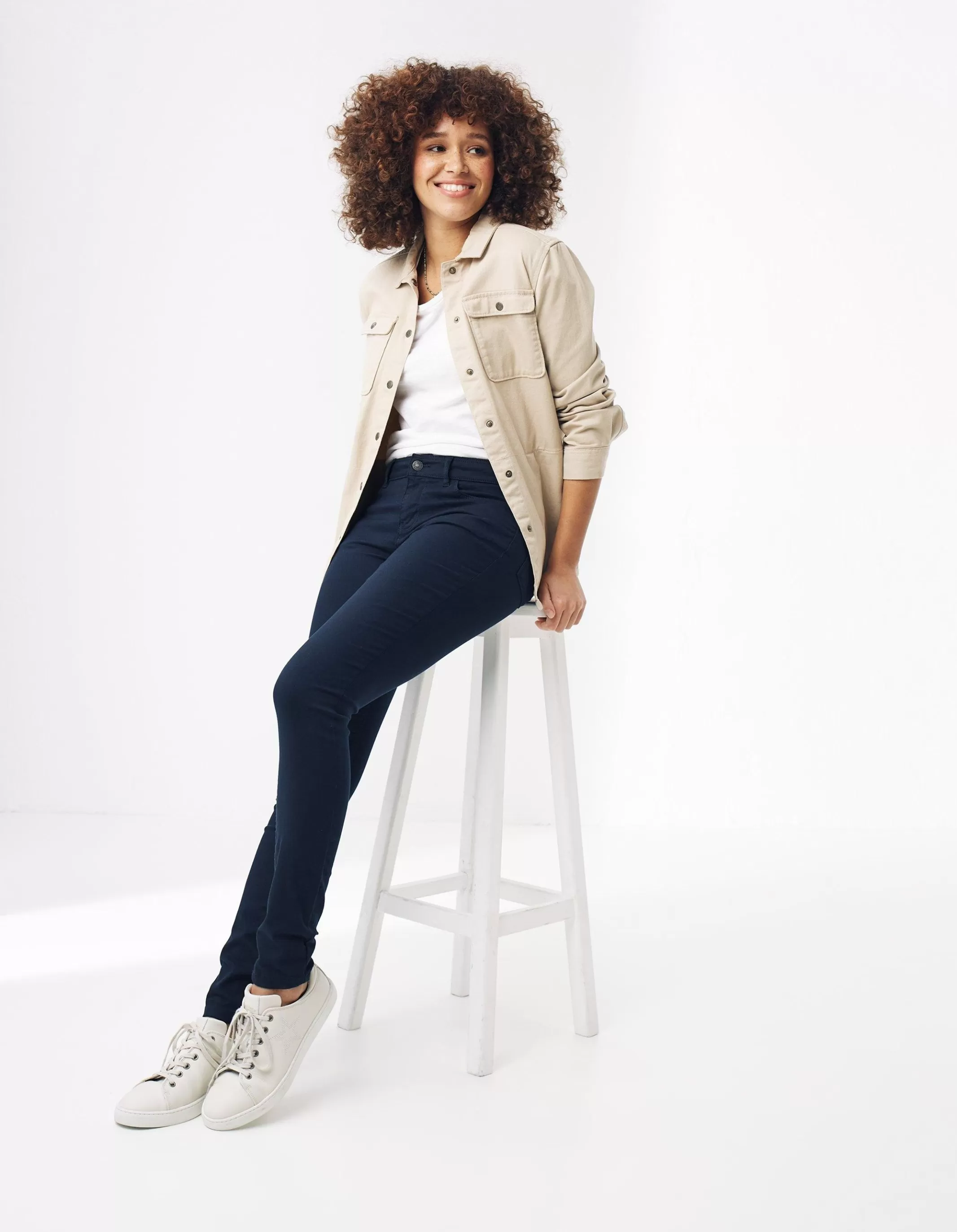 Discount FatFace Five Pocket Jegging Navy