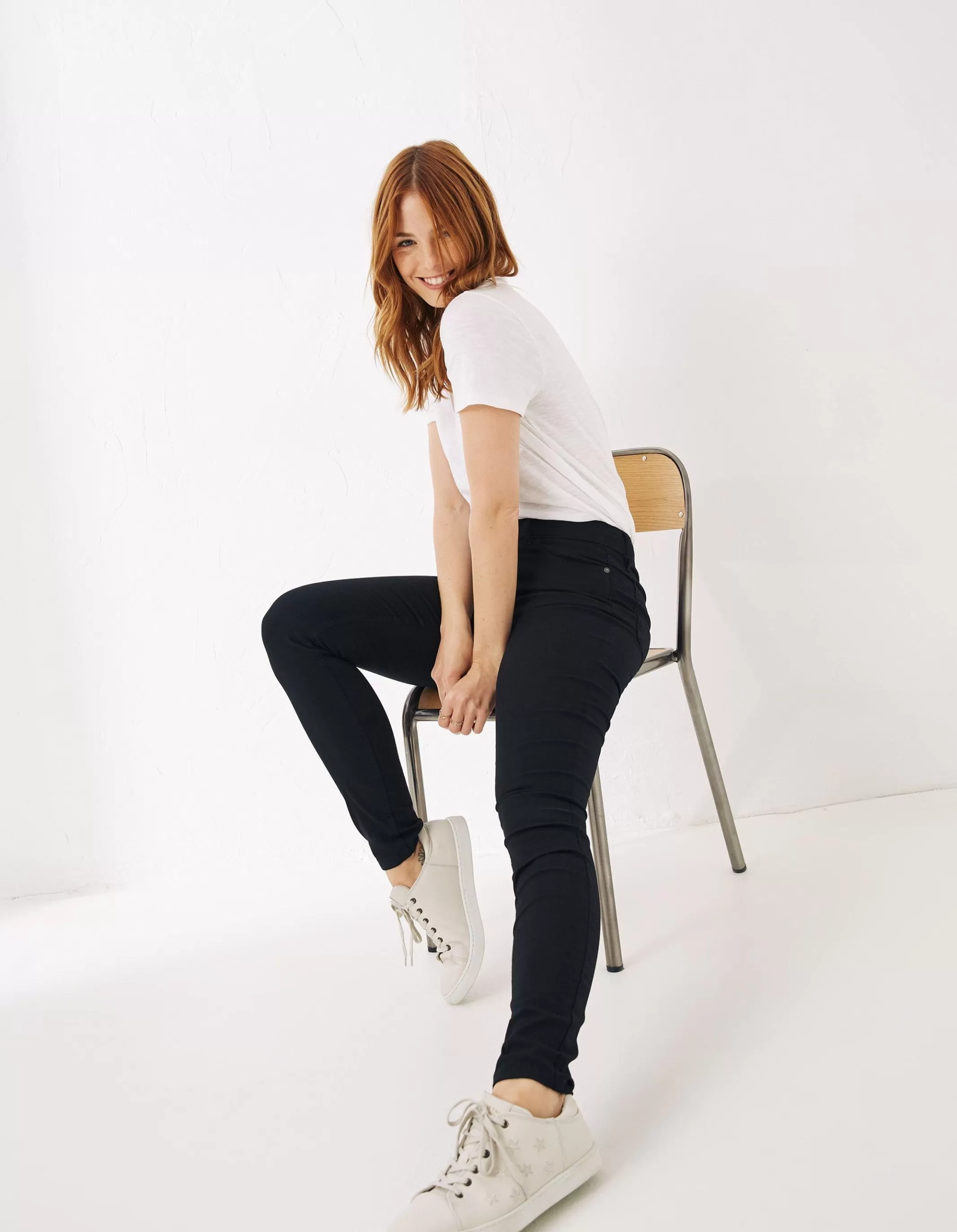 Online FatFace Five Pocket Jeggings Black