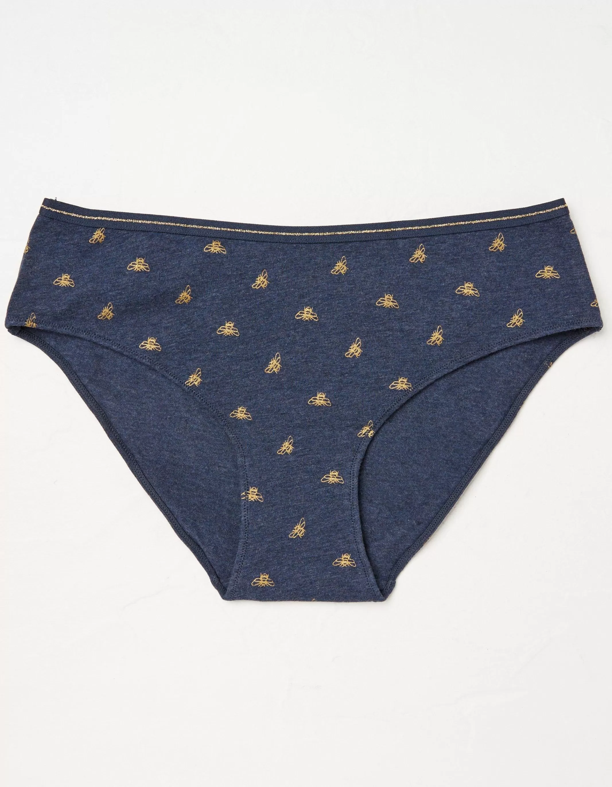 Best FatFace Foil Bee Mini Knickers Navy
