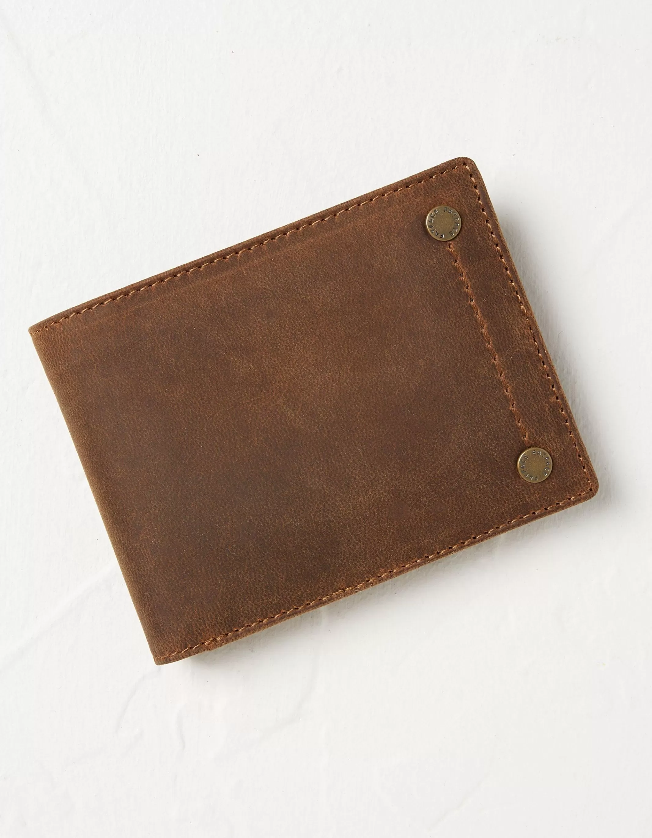 Hot FatFace Foldover Nubuck Wallet Washed Tan