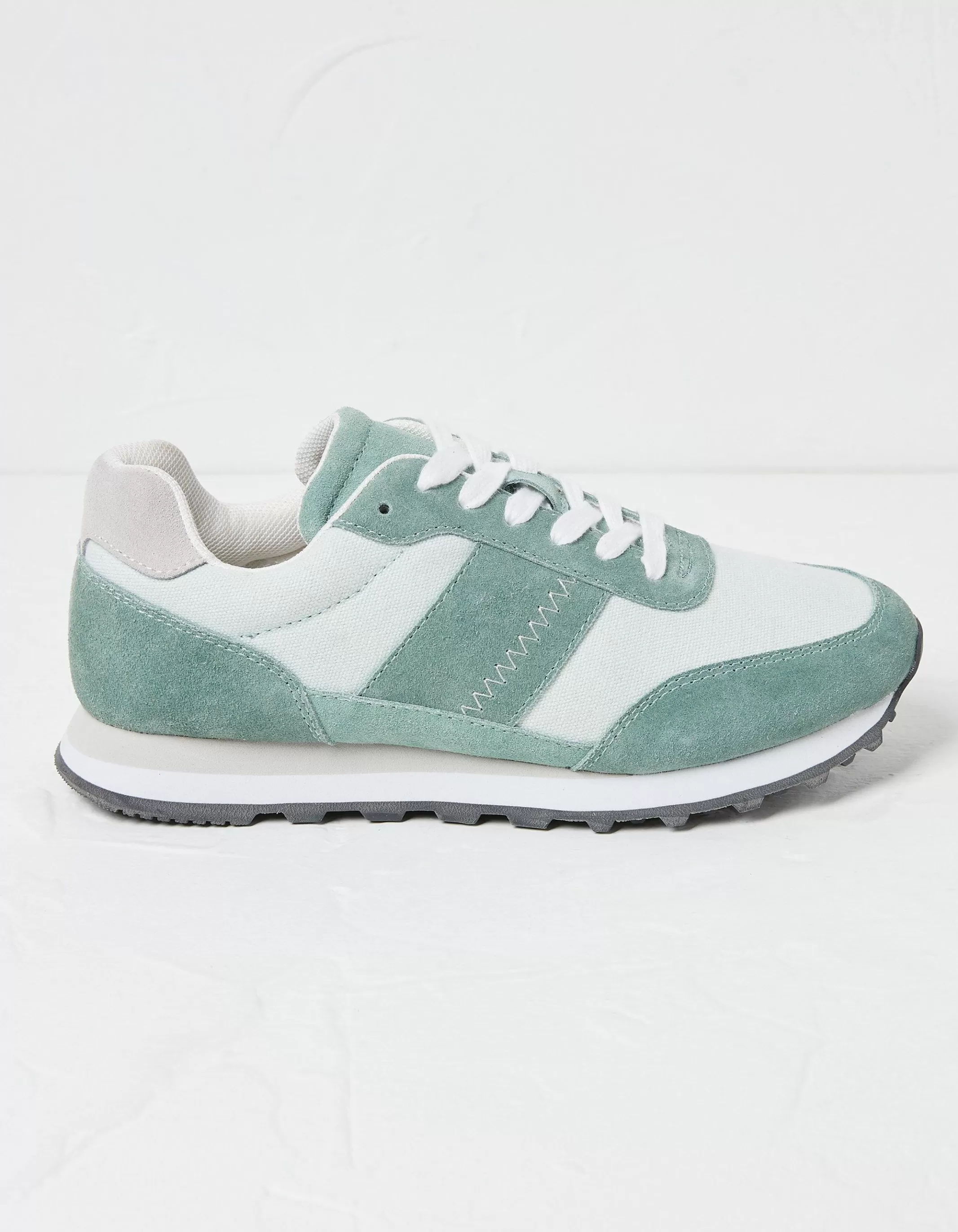 Cheap FatFace Georgia Colour Block Runner Trainers Green