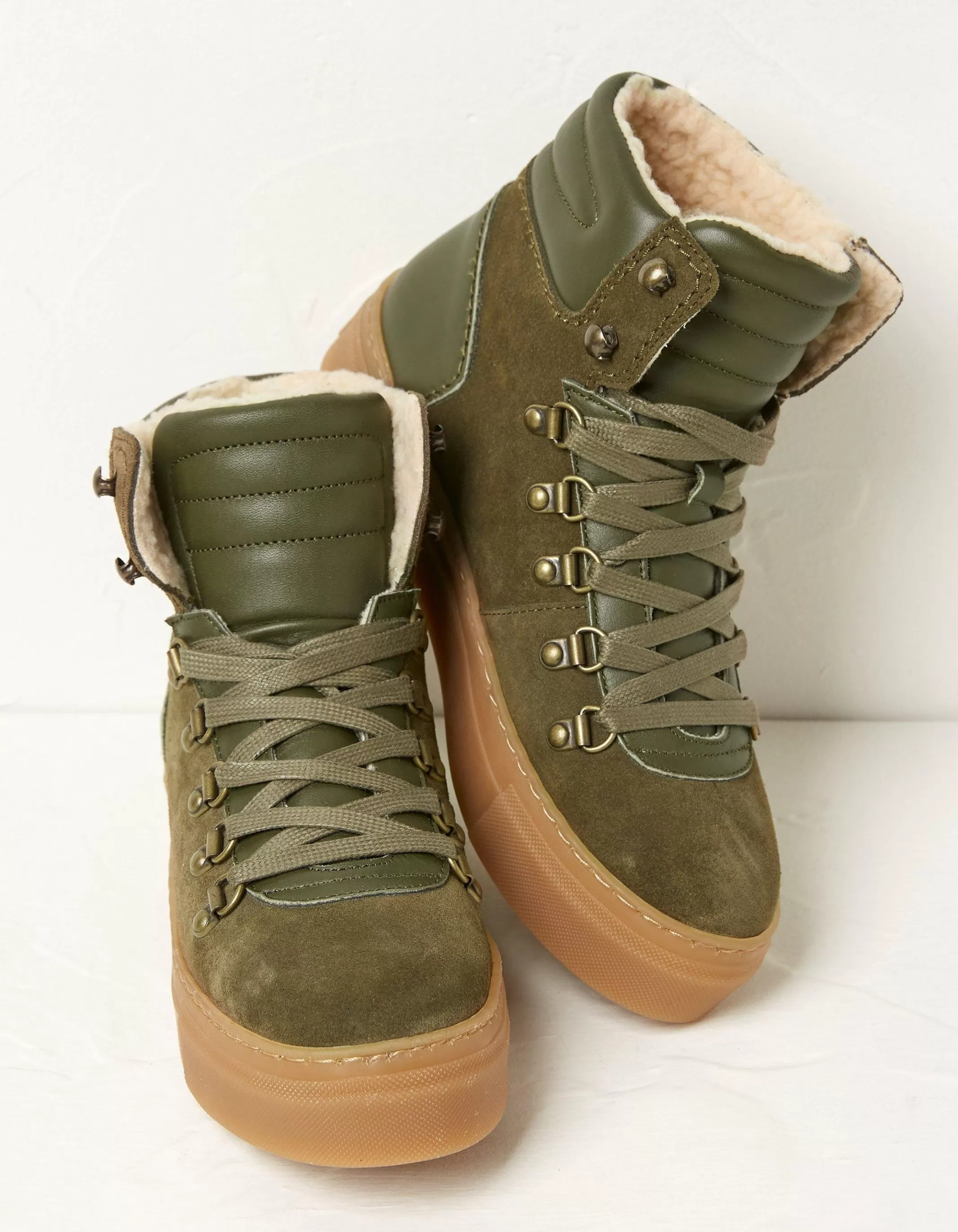 Flash Sale FatFace Georgie Hybrid Hiker Boots Khaki Green