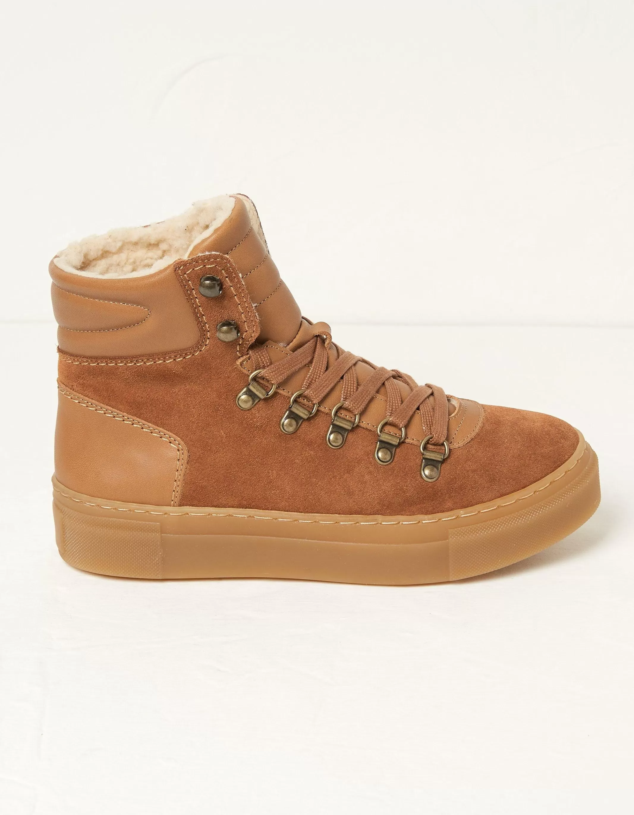 Cheap FatFace Georgie Hybrid Hiker Boots Tan