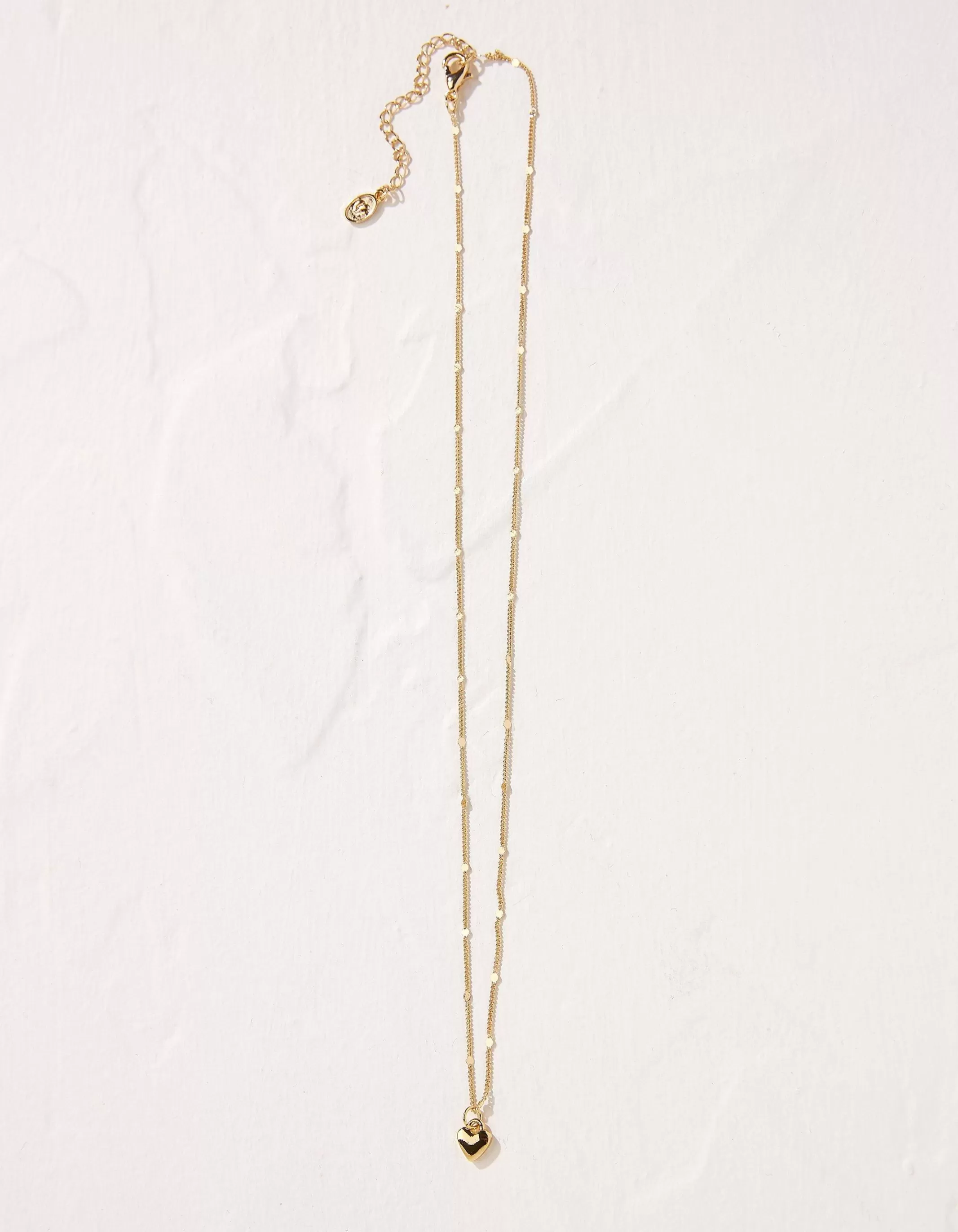 Discount FatFace Heart Necklace Gold
