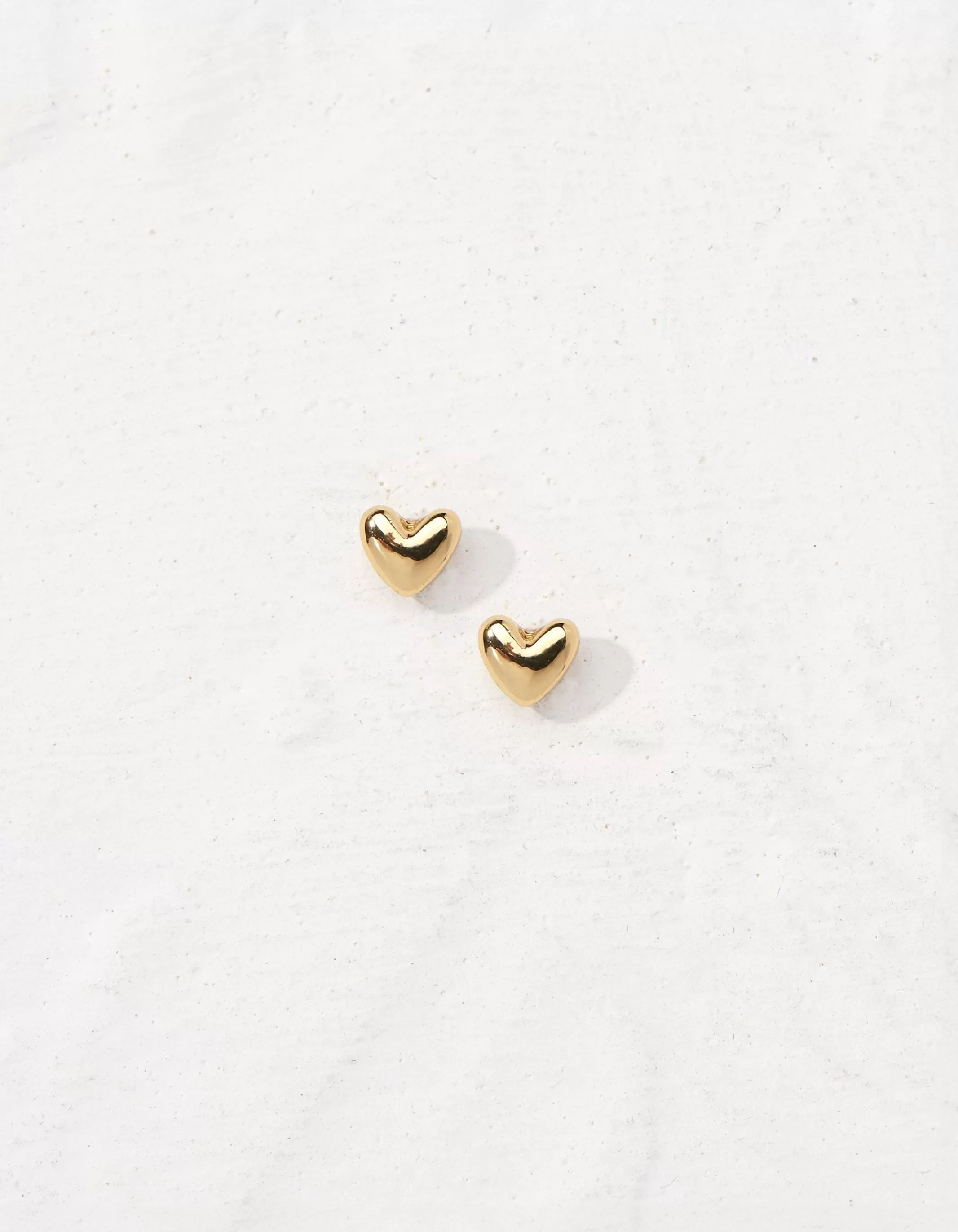 Store FatFace Heart Studs Gold