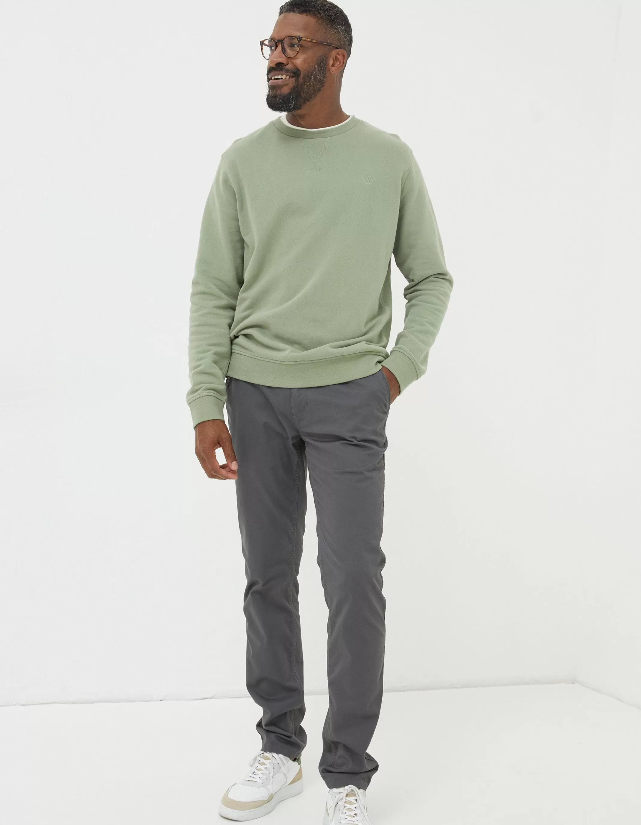 Flash Sale FatFace Heyshott Slim Chinos Dark Grey