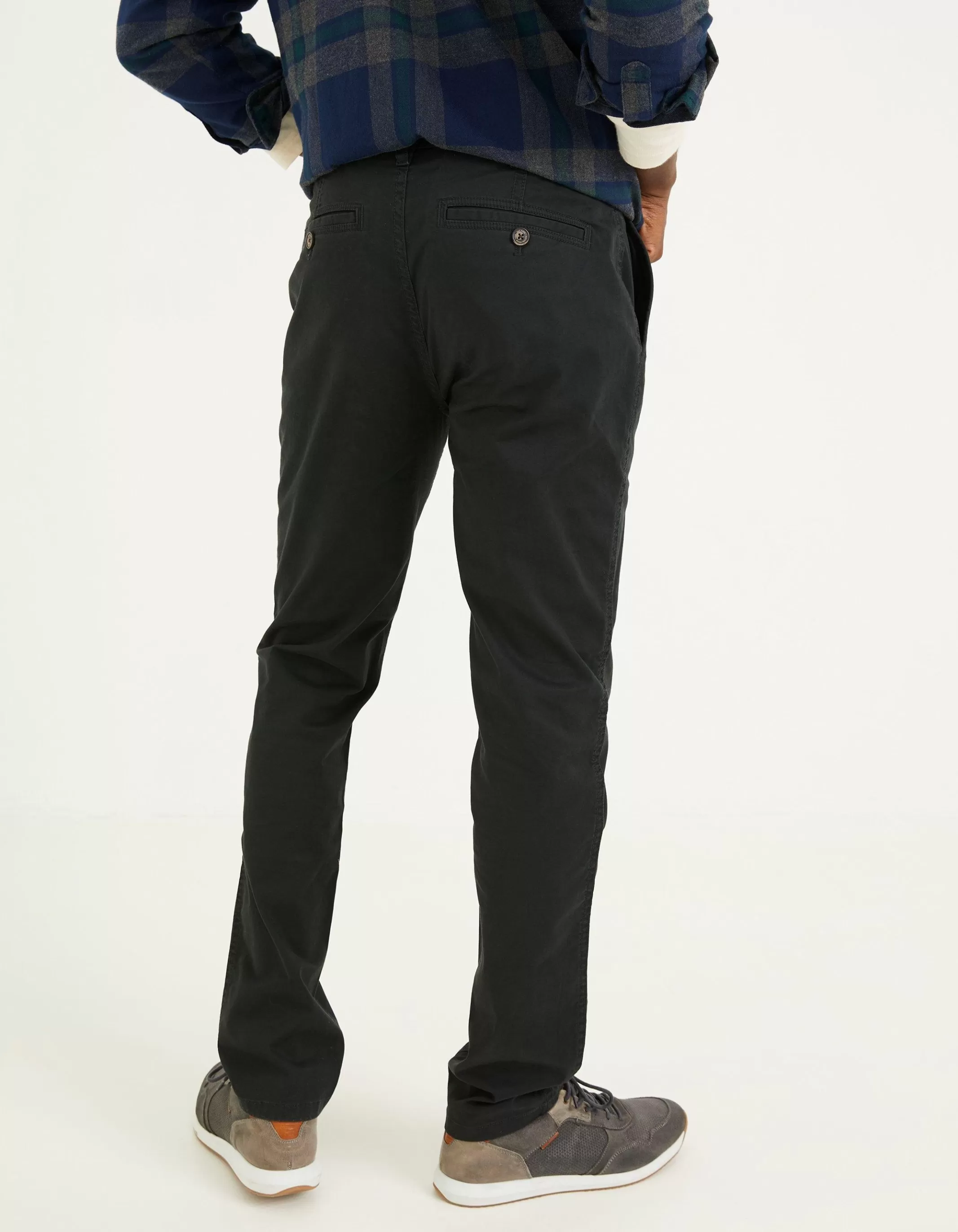 Clearance FatFace Heyshott Slim Stretch Chino Black