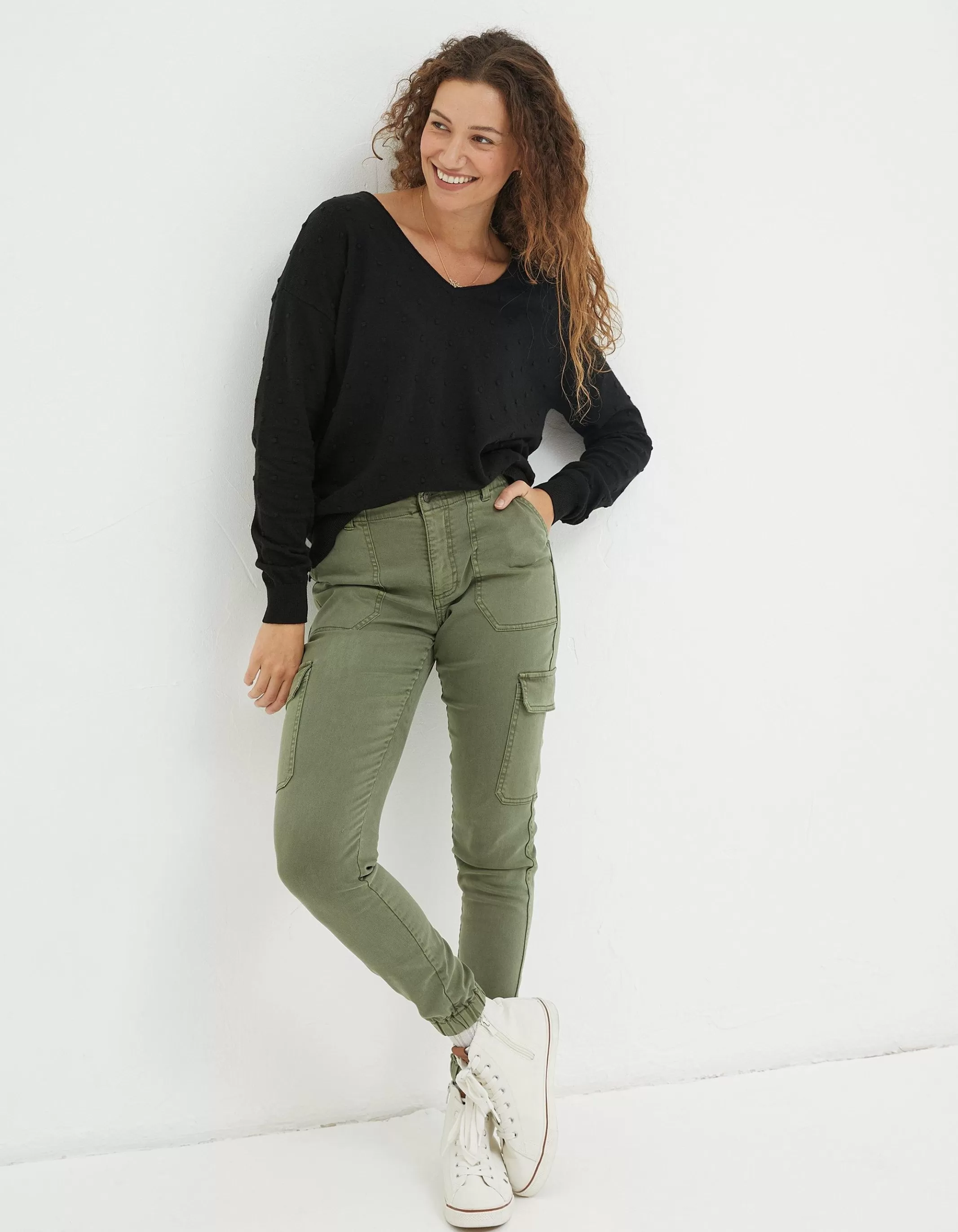 Best Sale FatFace Hythe Cargo Trouser Green