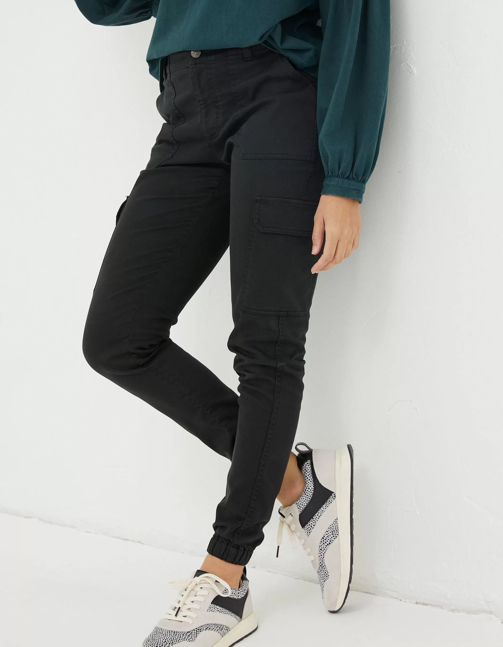 Clearance FatFace Hythe Cargo Trouser Black