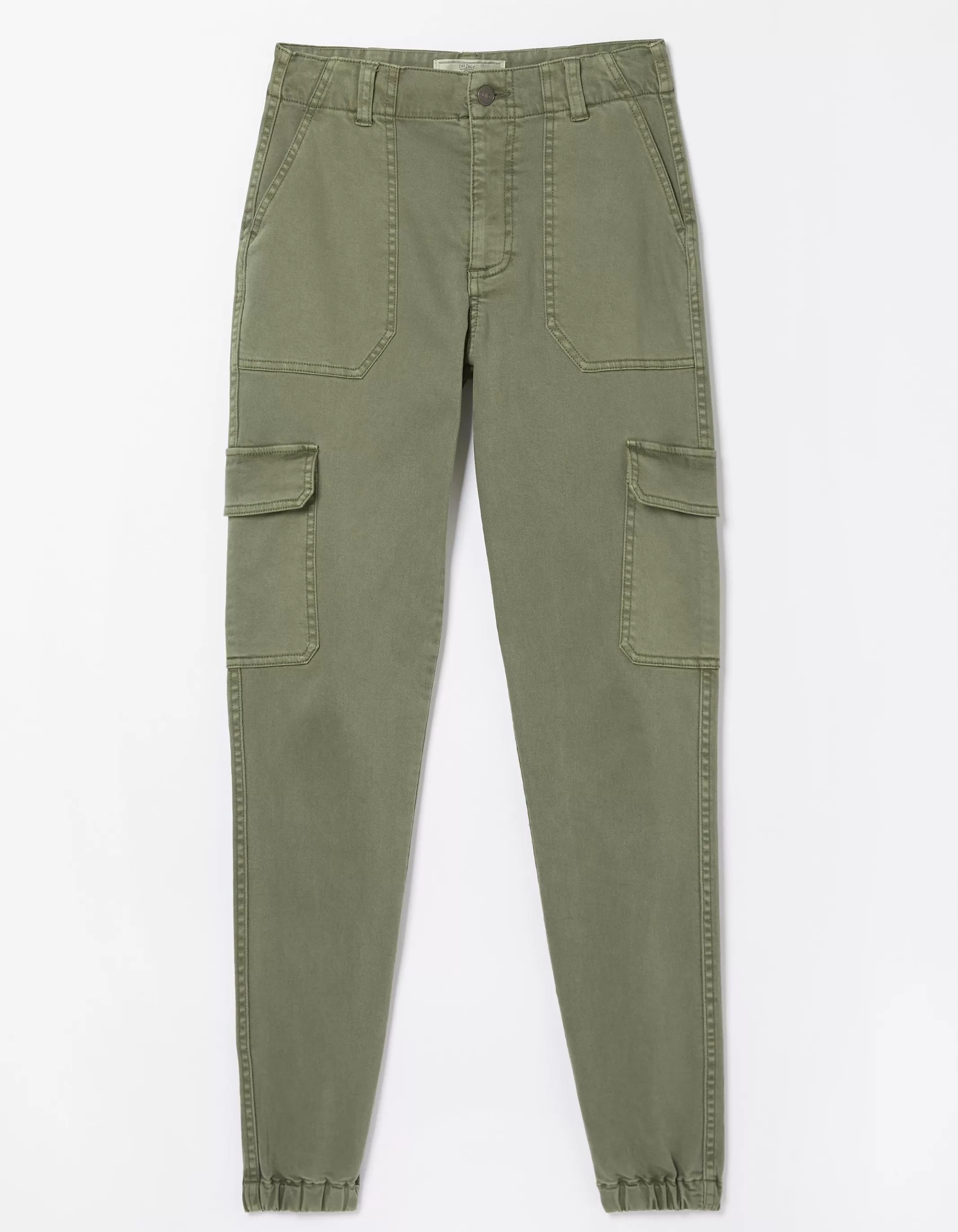 Cheap FatFace Hythe Cargo Trousers Khaki Green