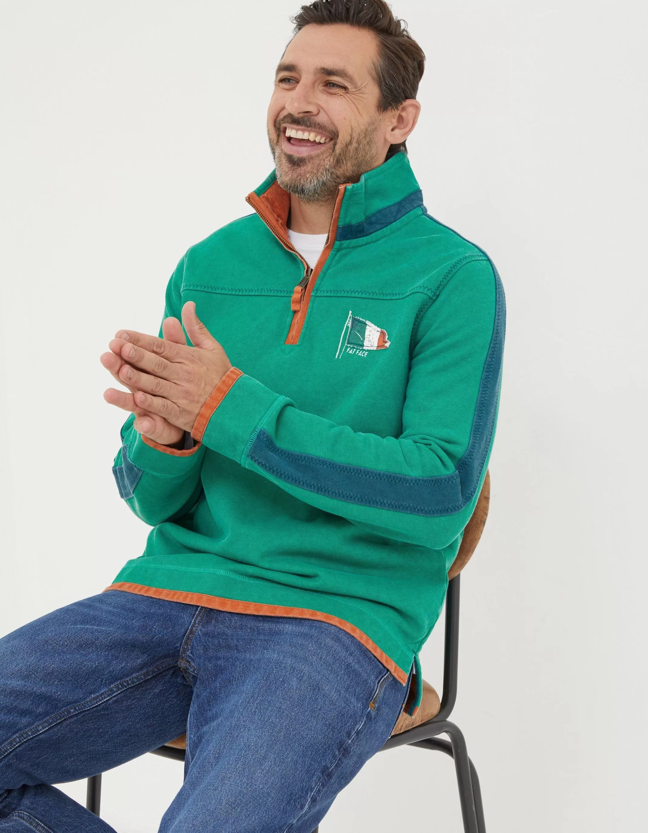 Outlet FatFace Ireland Nation Airlie Sweatshirt Green