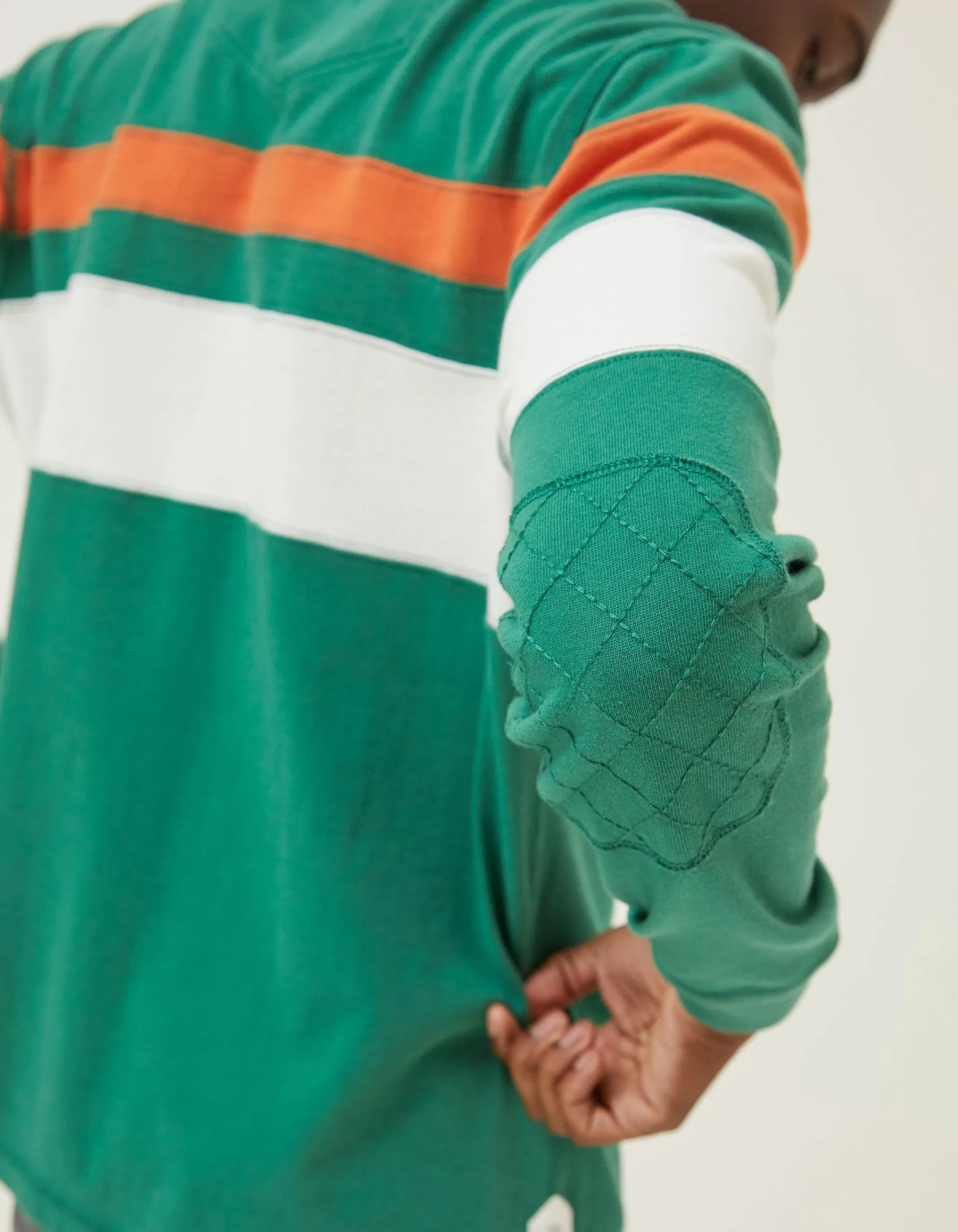 Hot FatFace Ireland Rugby Shirt Green