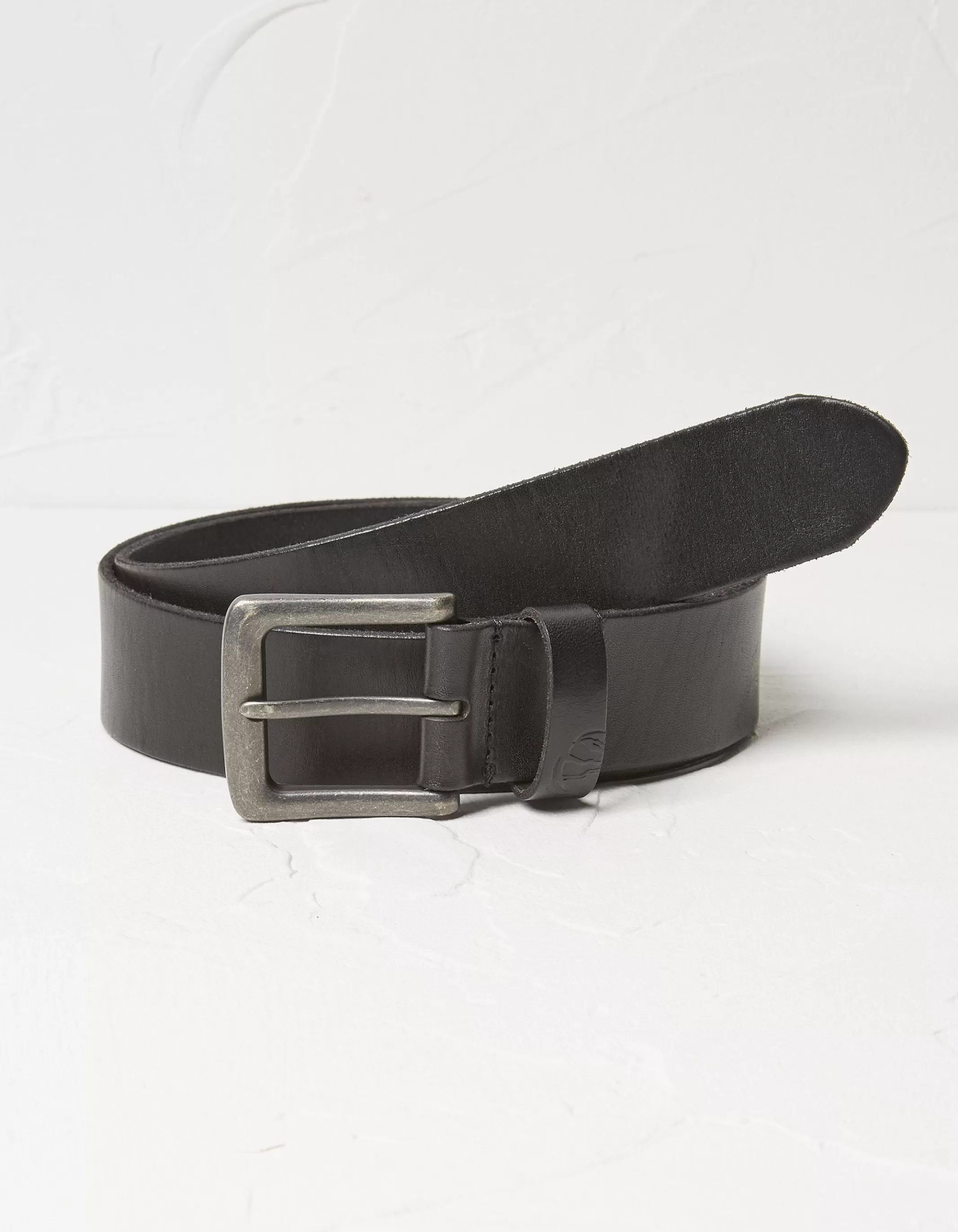 Outlet FatFace Italian Leather Belt Black