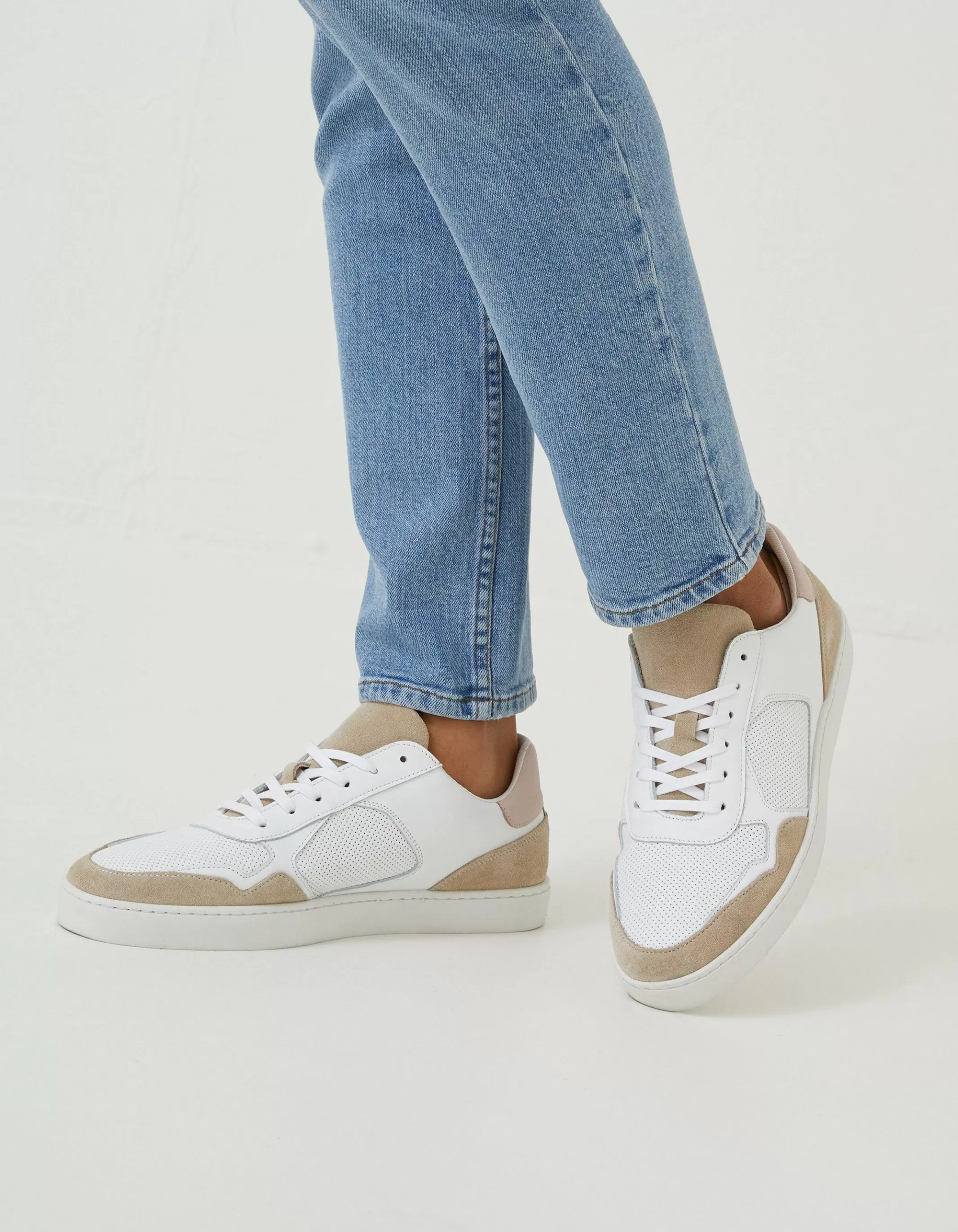 Shop FatFace Keira Skater Trainer Natural