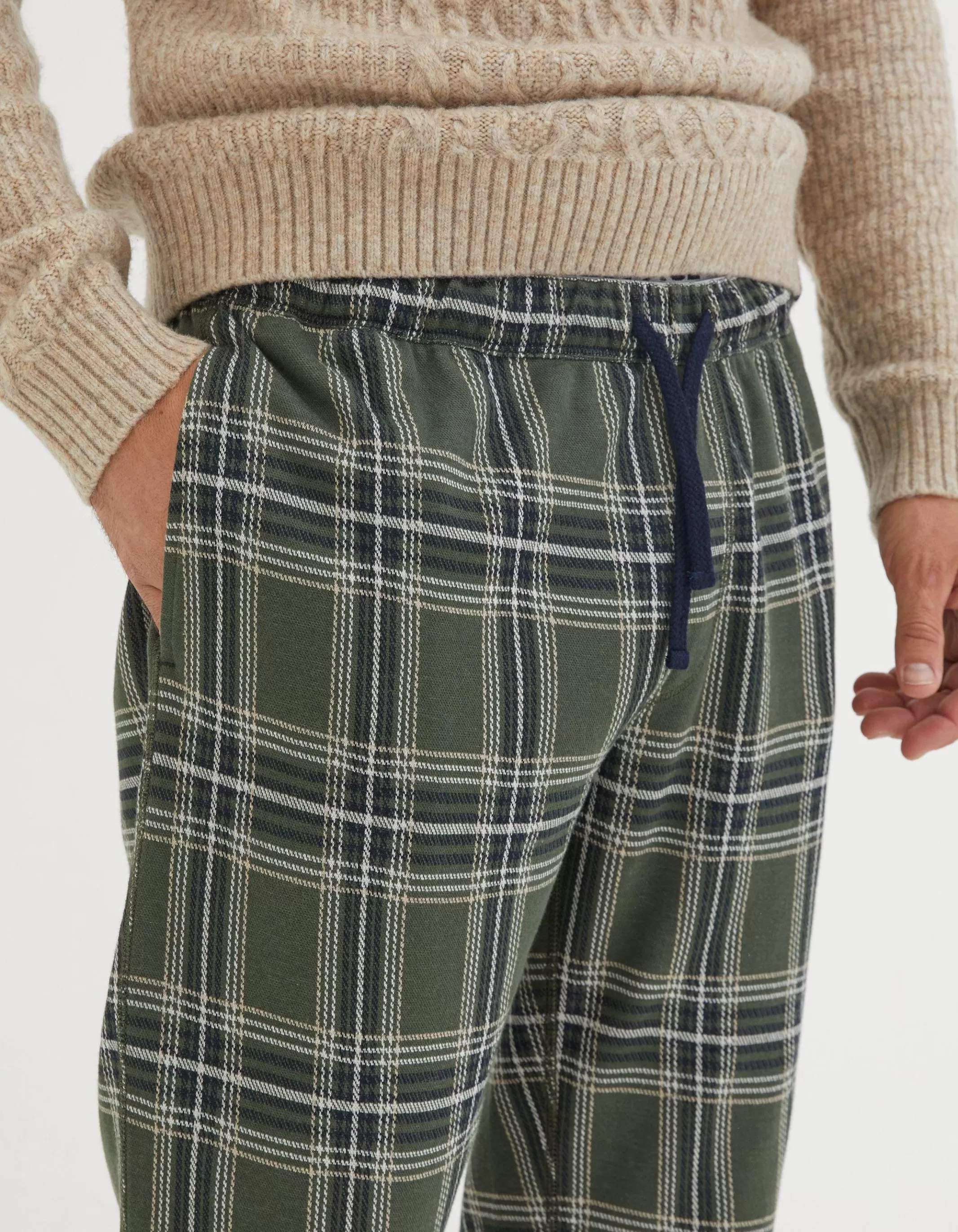 Online FatFace Kemble Cuffed Pyjama Bottoms Green