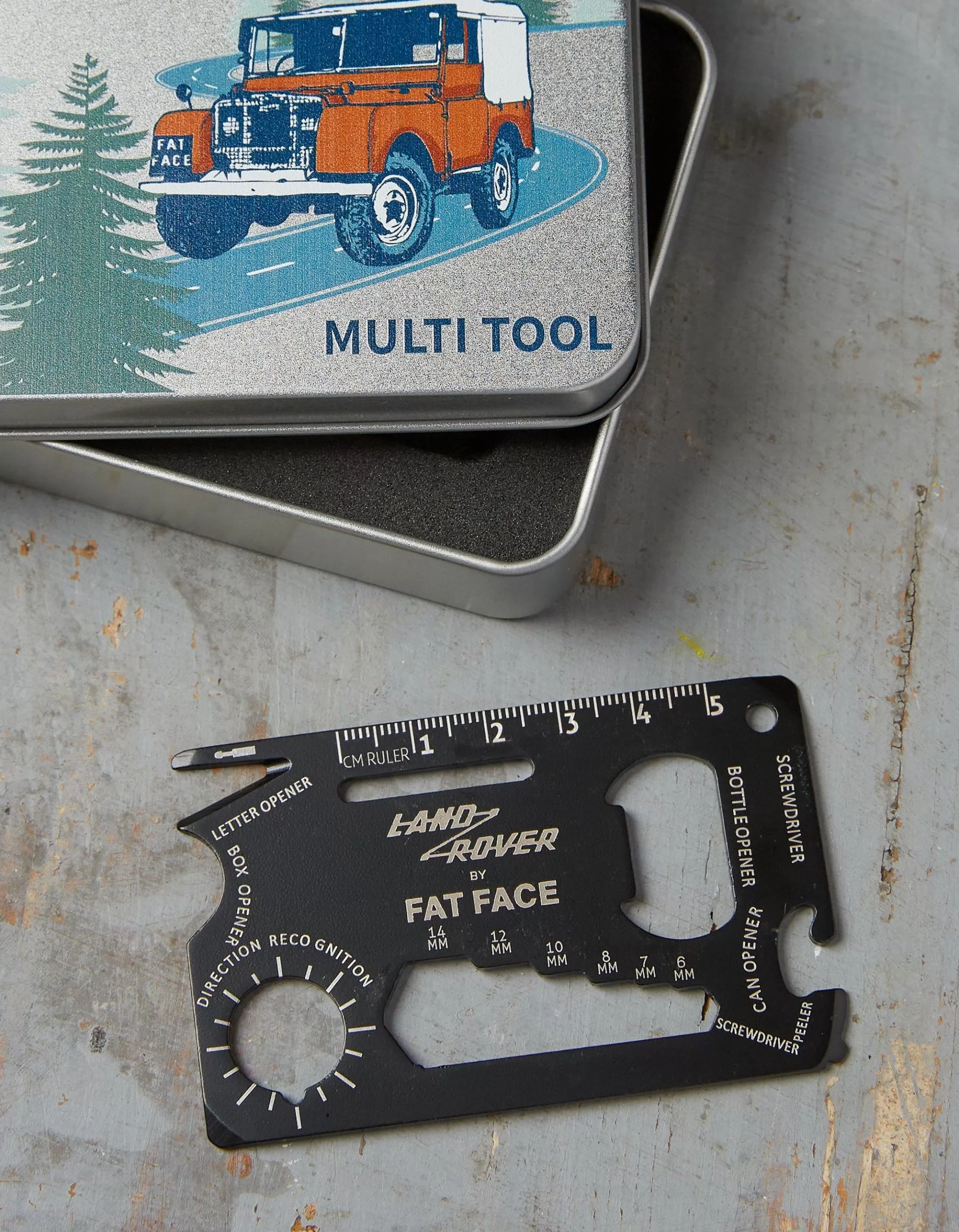 Shop FatFace Land Rover Multi Tool Grey