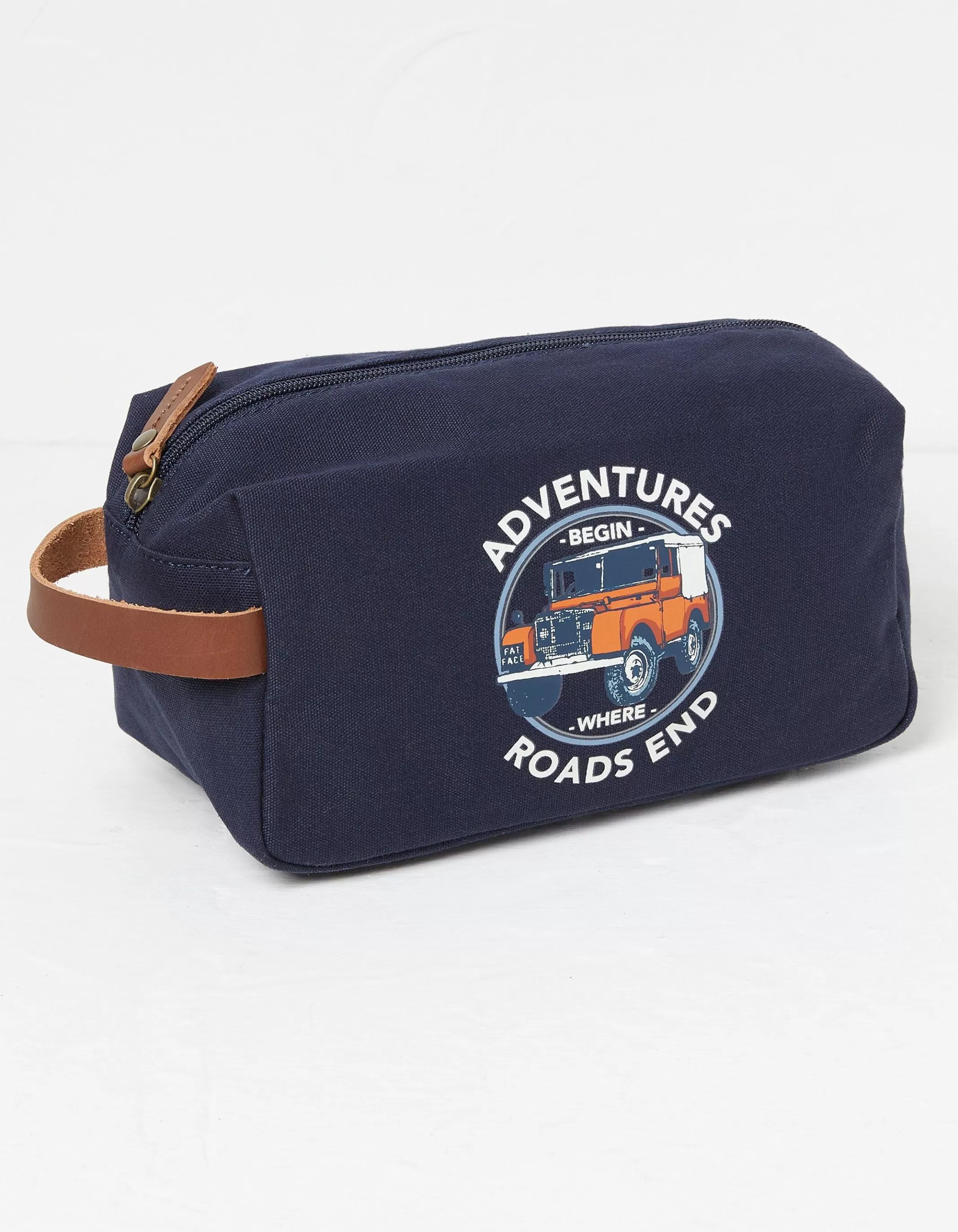 Sale FatFace Land Rover Wash Bag Navy