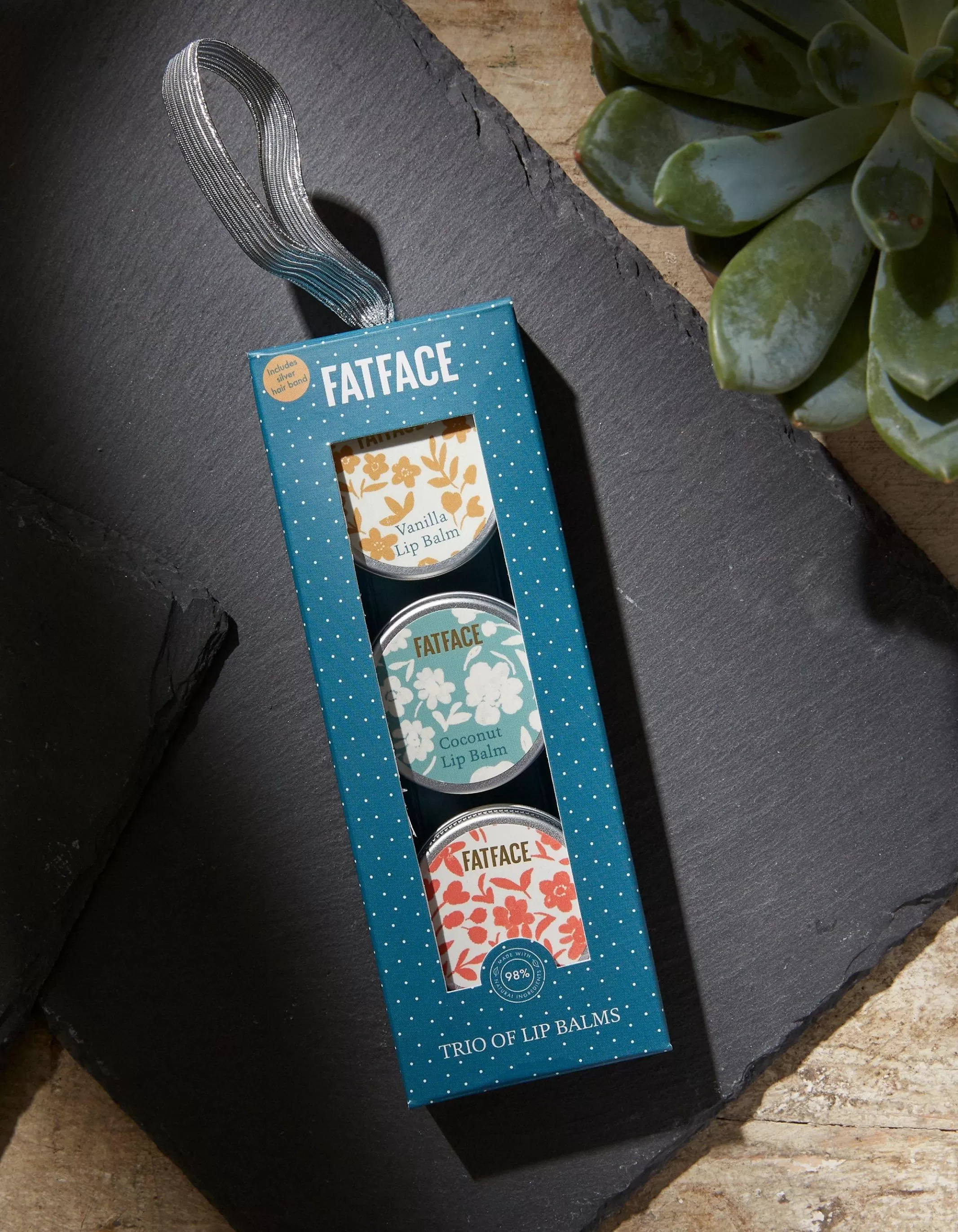 Hot FatFace Lip Balm Trio Multi