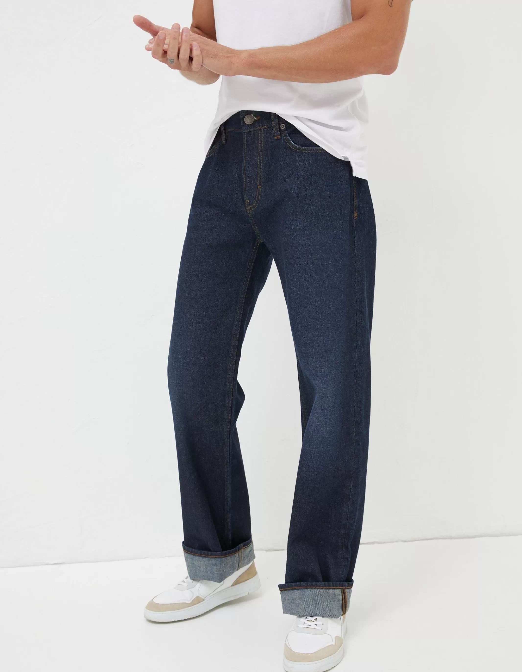 Best FatFace Loose Fit Jeans Dark Blue