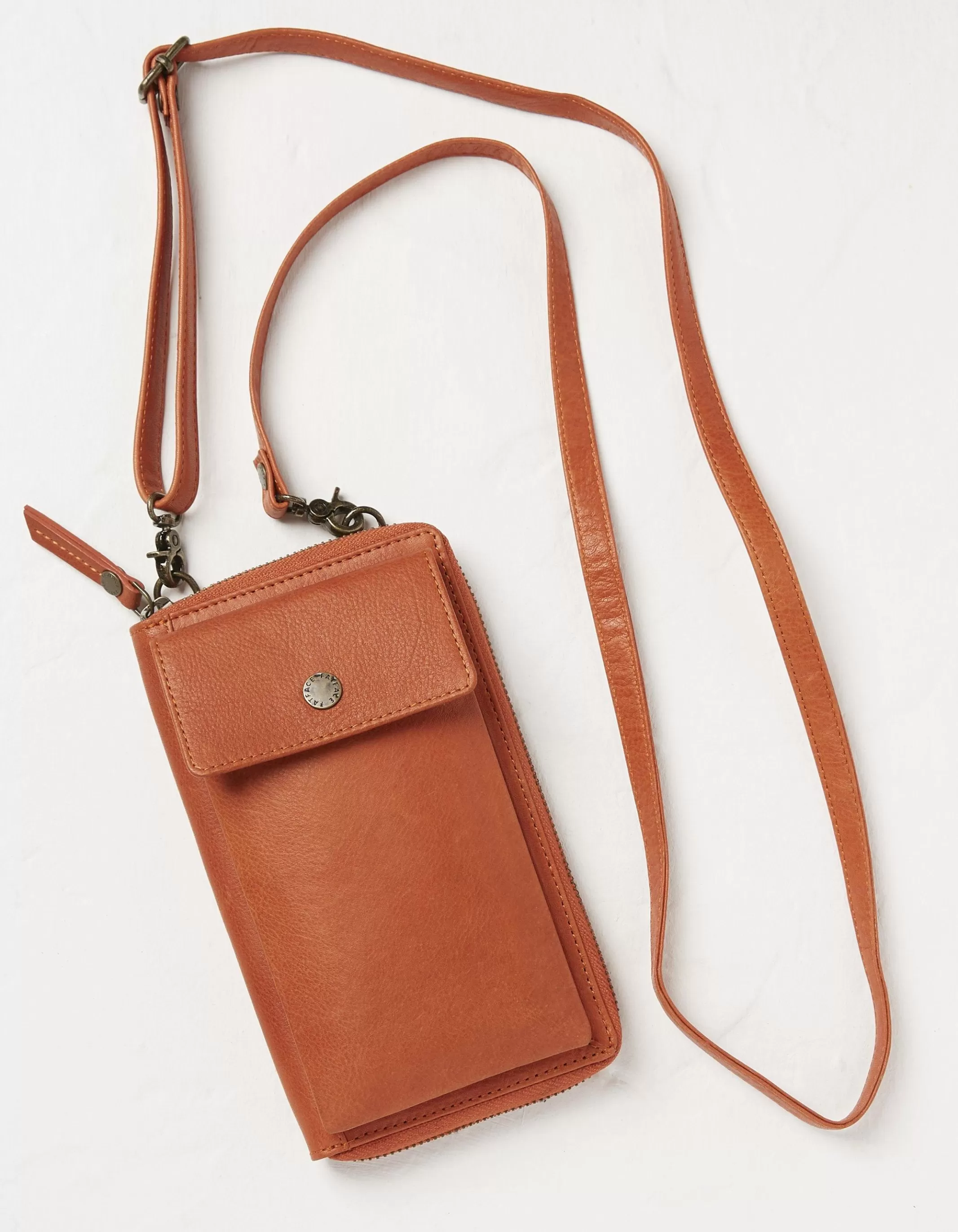 Cheap FatFace Louisa Phone Purse Orange