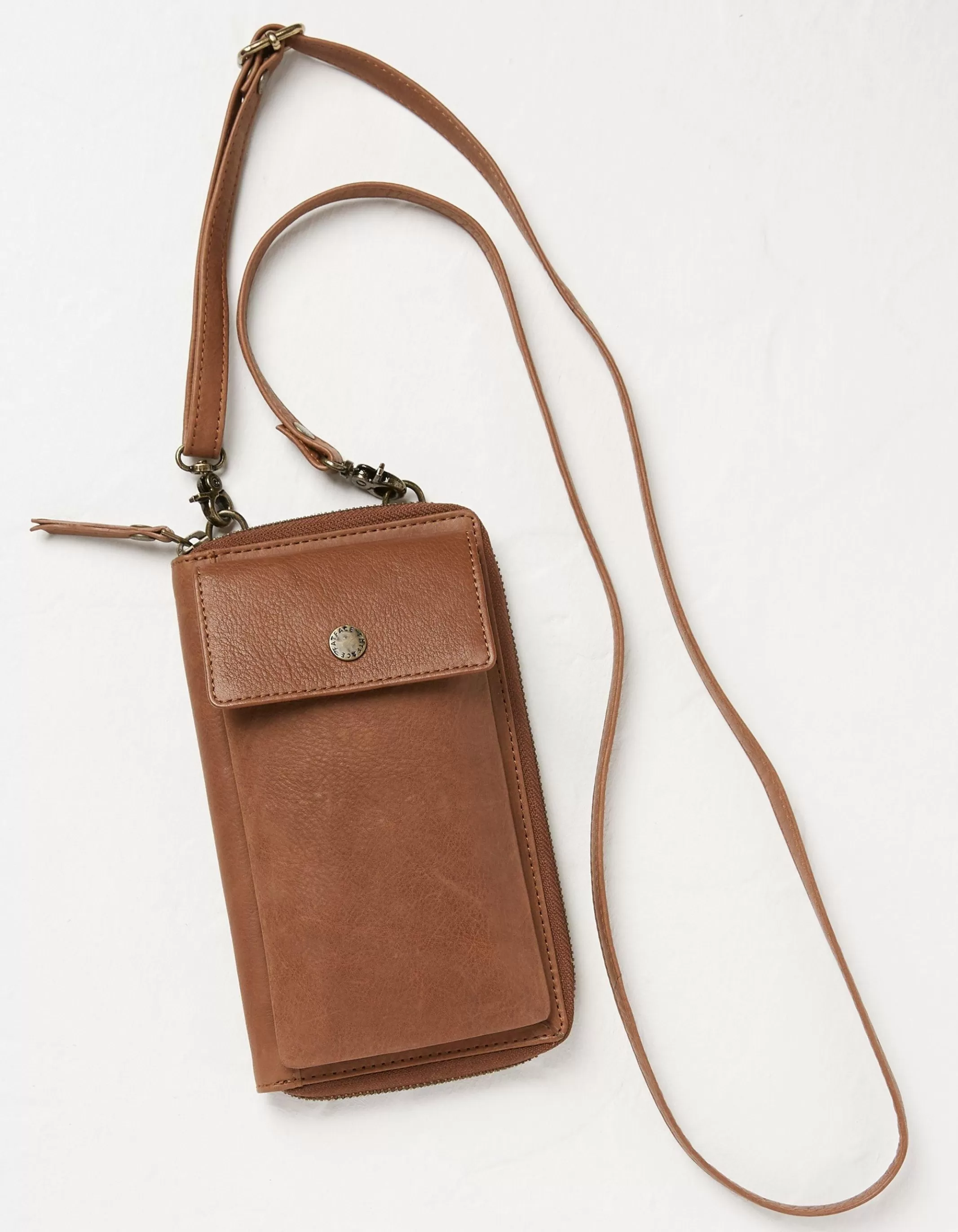 Shop FatFace Louisa Purse Phone Bag Tan