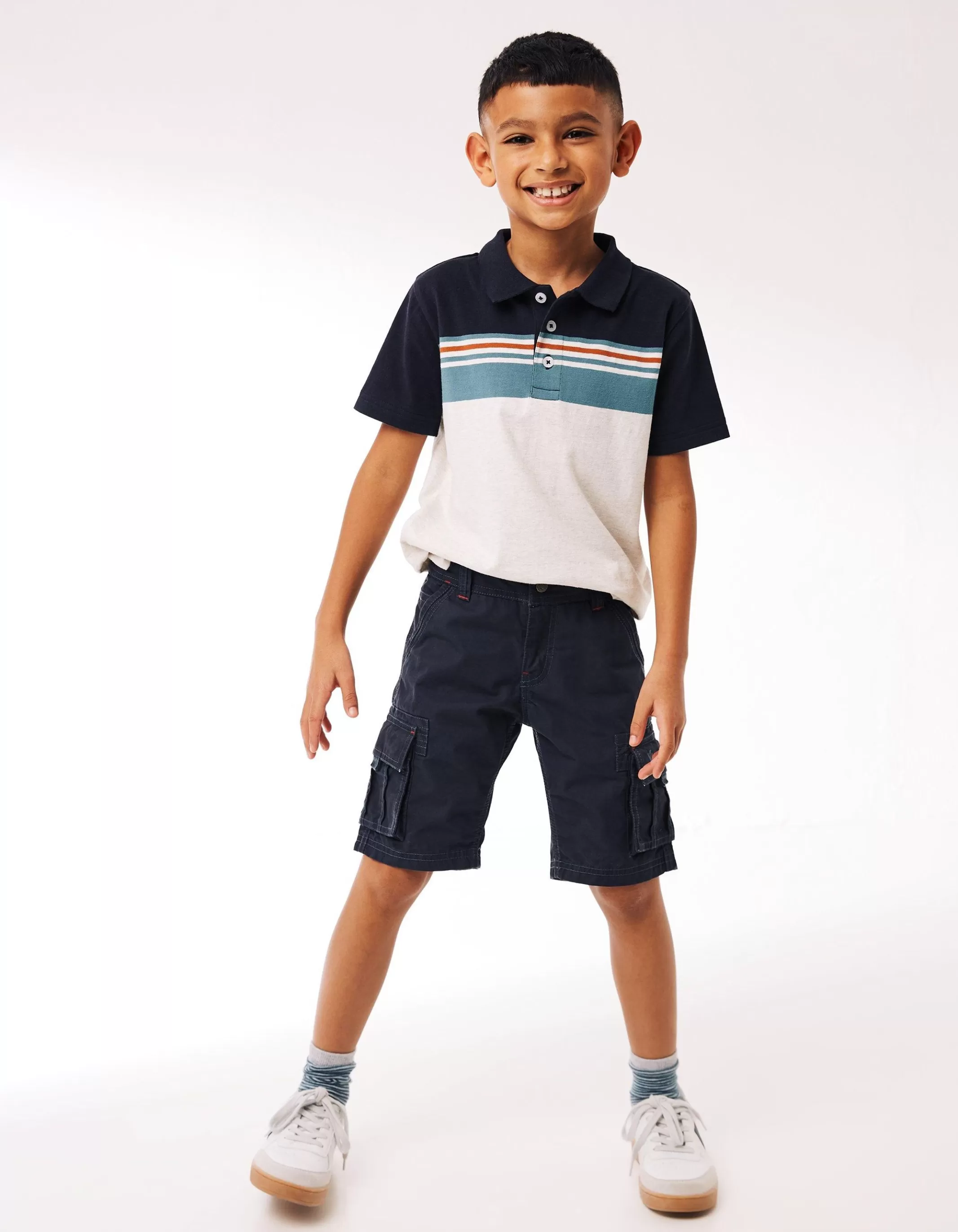 Best Sale FatFace Lulworth Cargo Shorts Navy