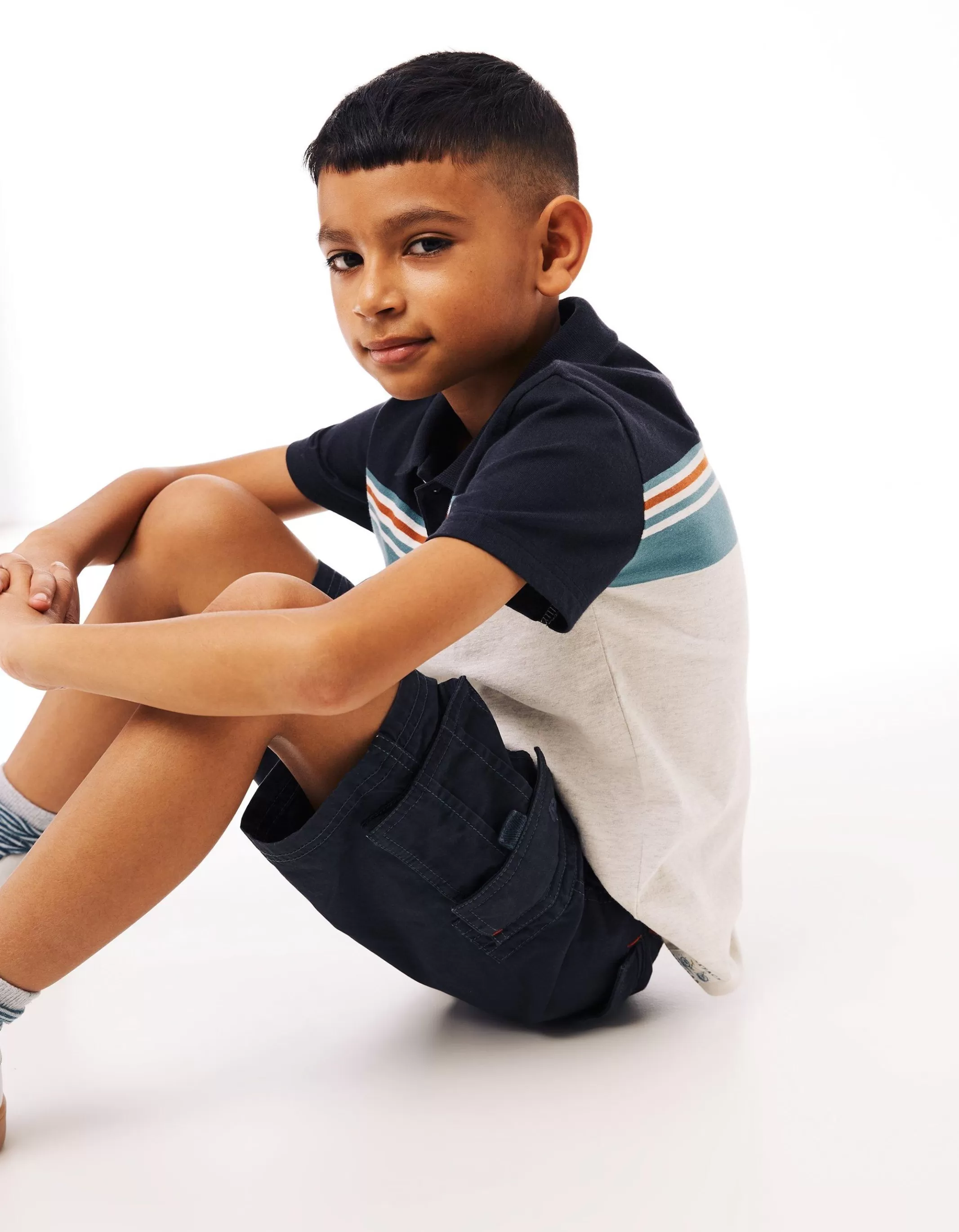 Best Sale FatFace Lulworth Cargo Shorts Navy