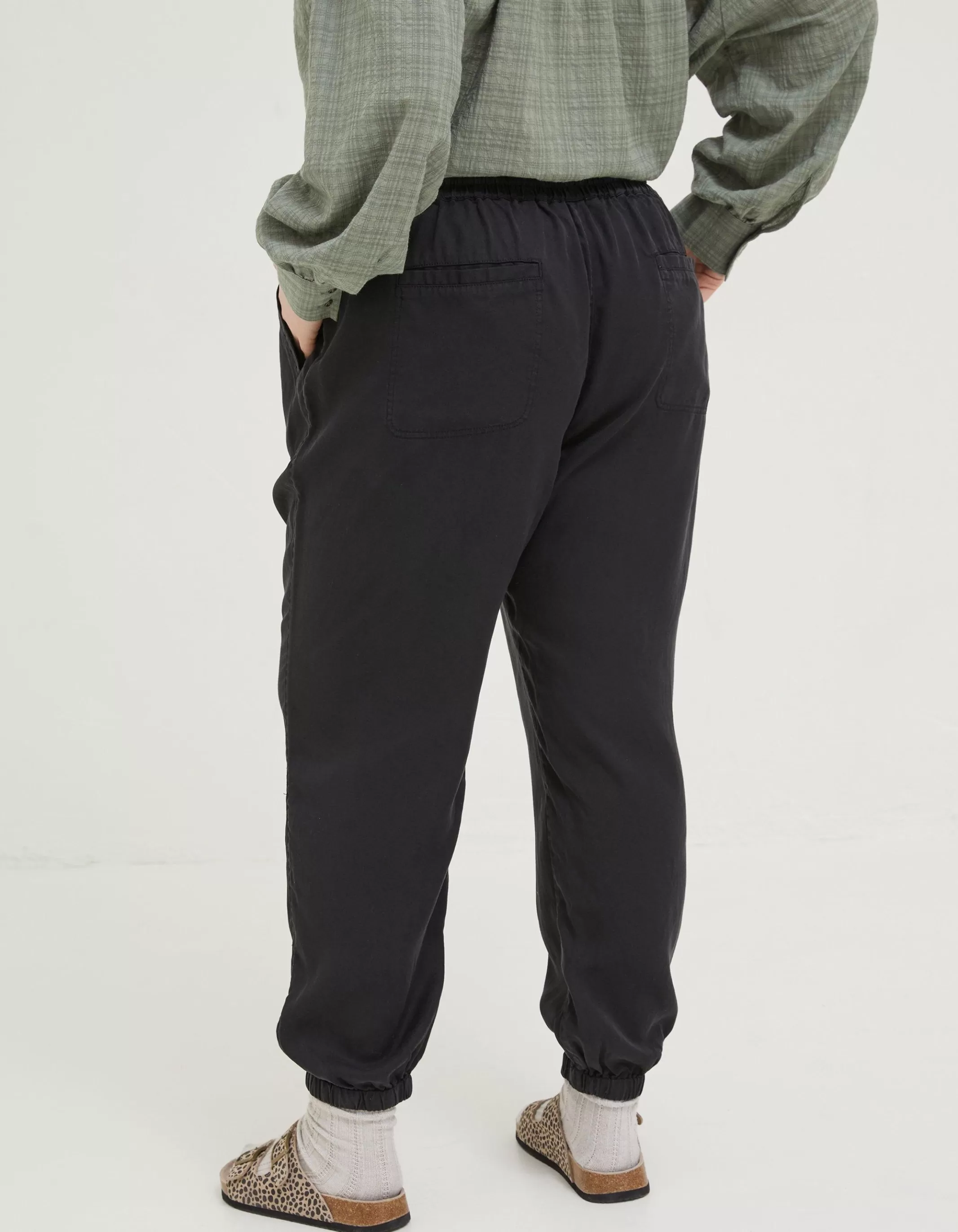 Cheap FatFace Lyme Plain Joggers Black