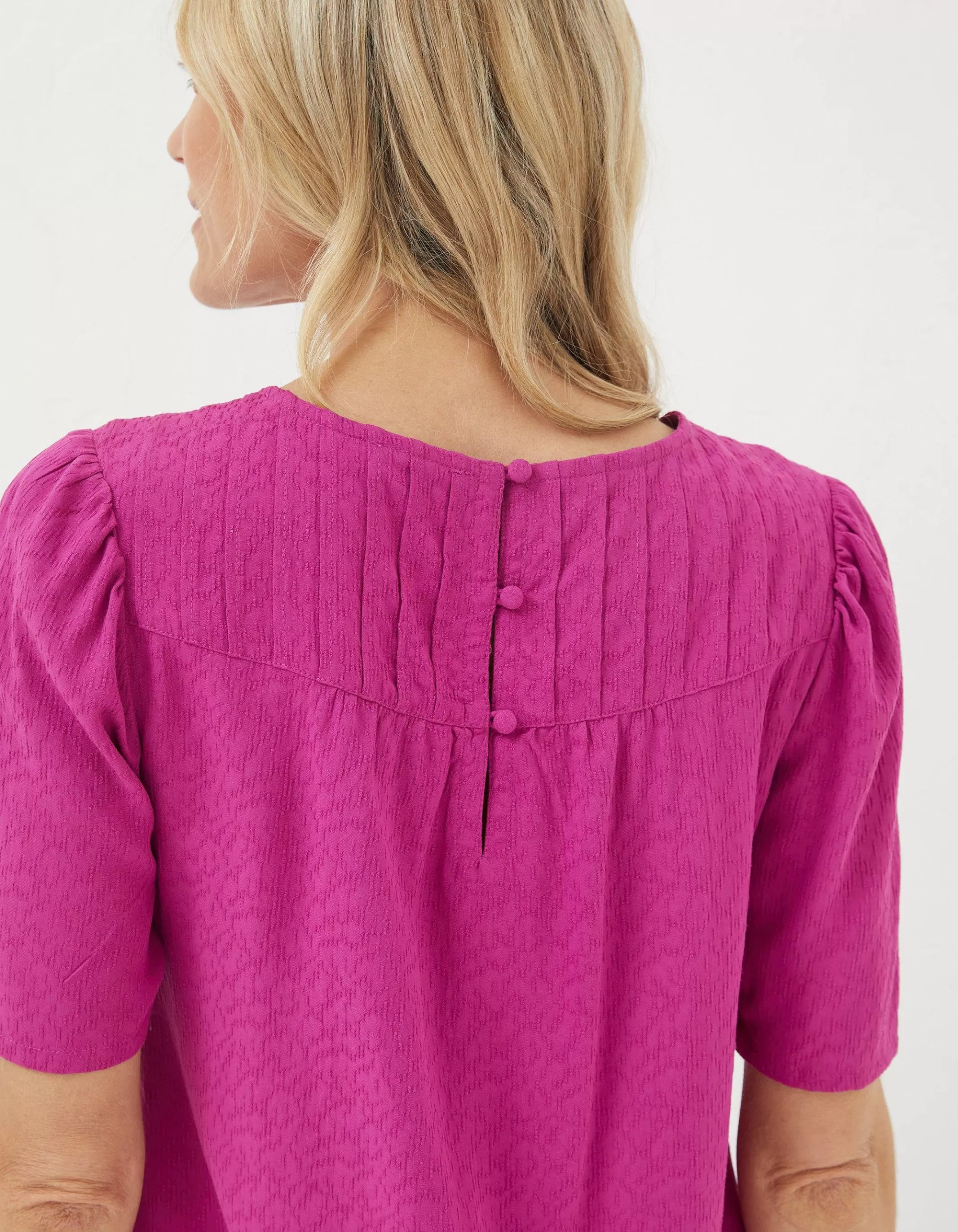 Shop FatFace Lyndy Blouse Pink