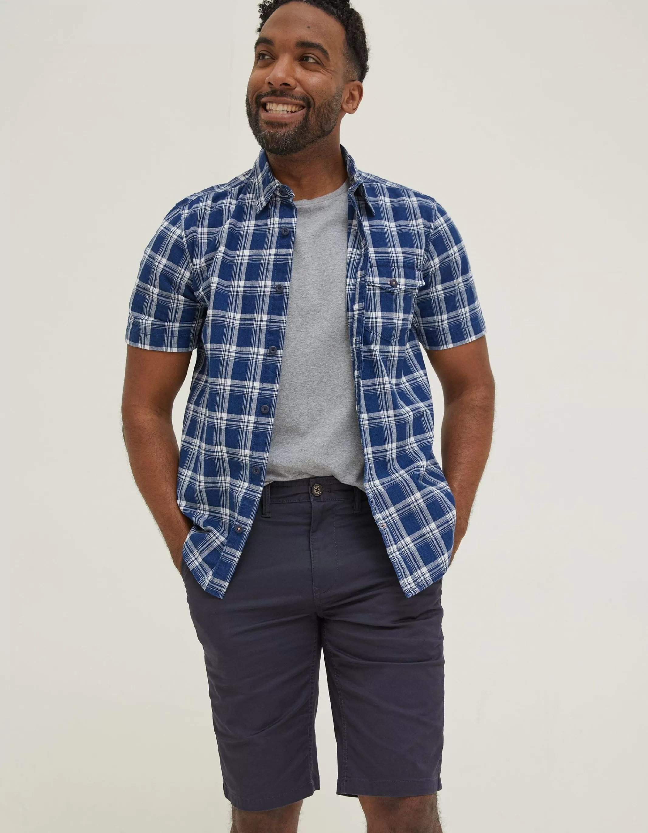 Store FatFace Mawes Chino Shorts Navy
